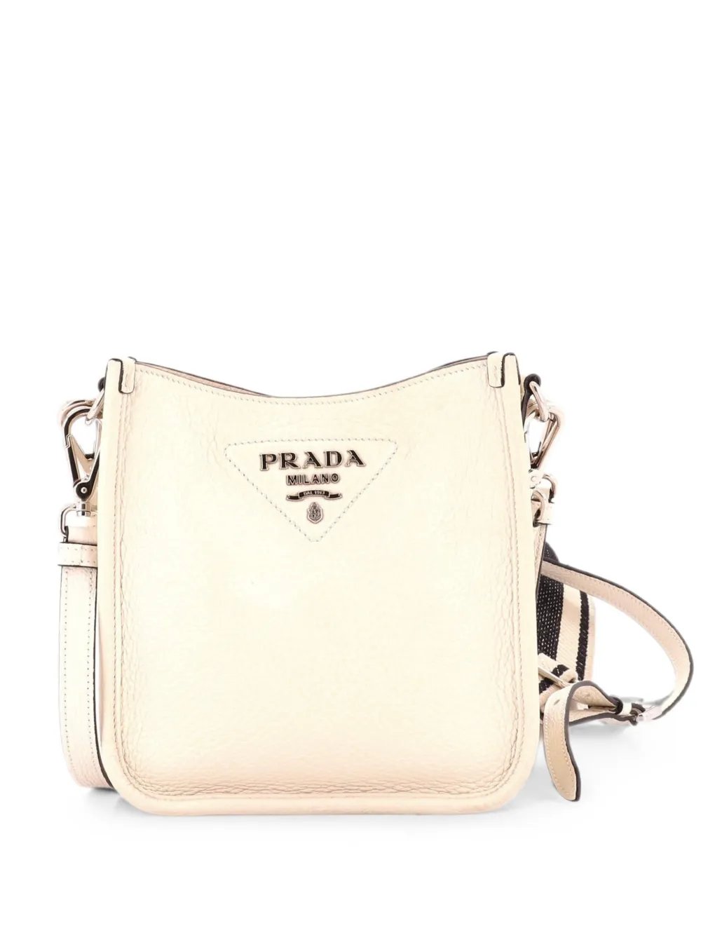 Logo Strap Vitello Daino Mini crossbody bag