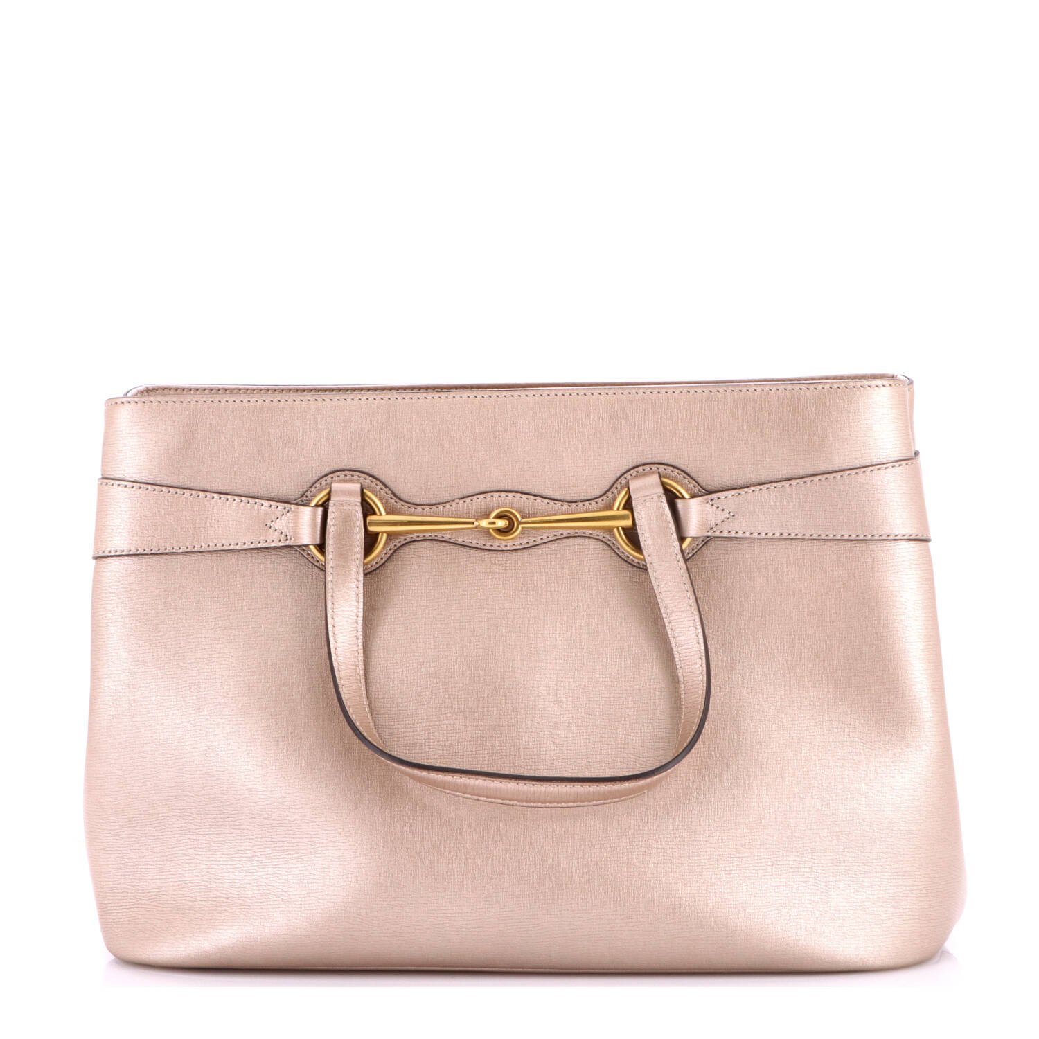 Gucci Bright Bit Convertible Tote Leather Medium
