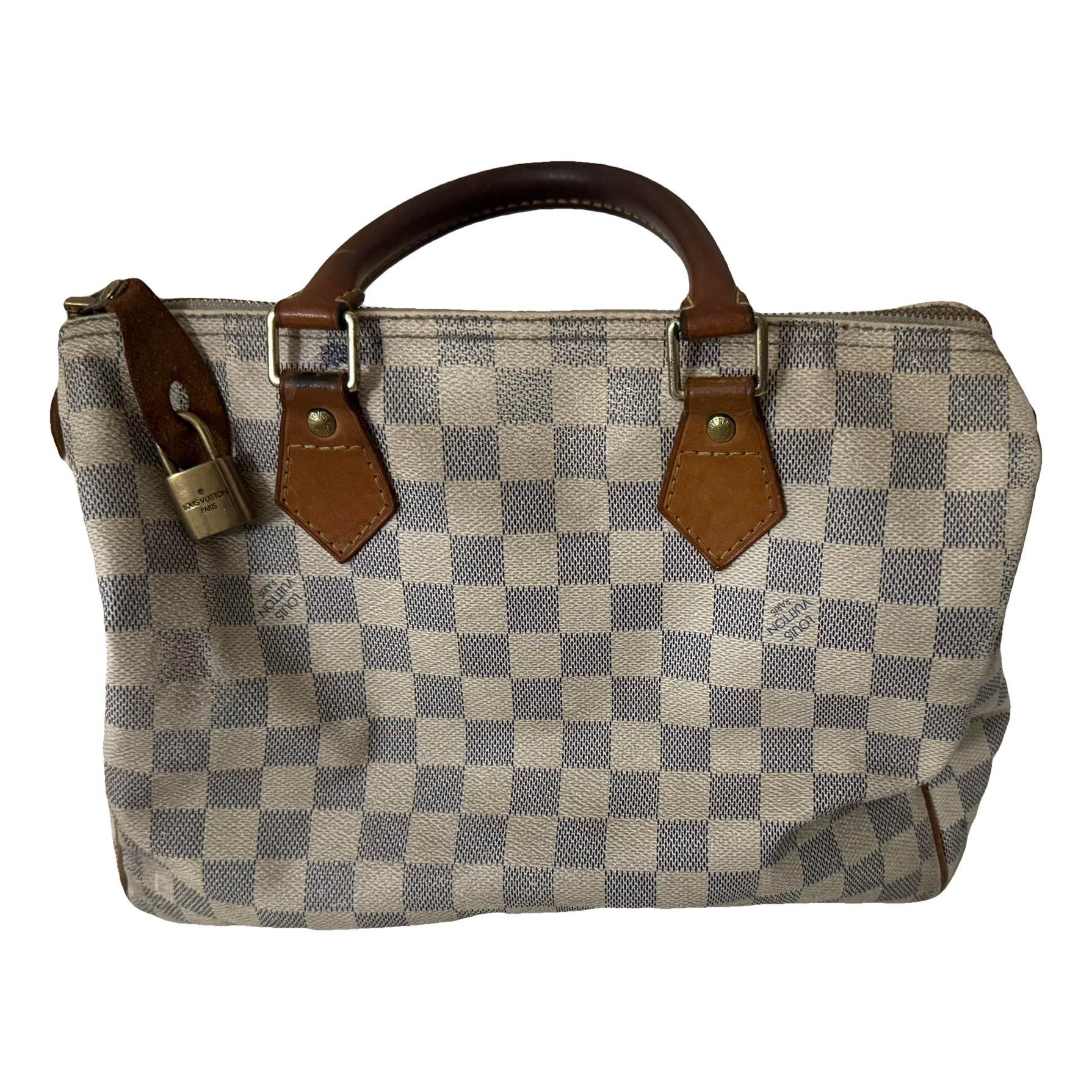 Speedy leather handbag