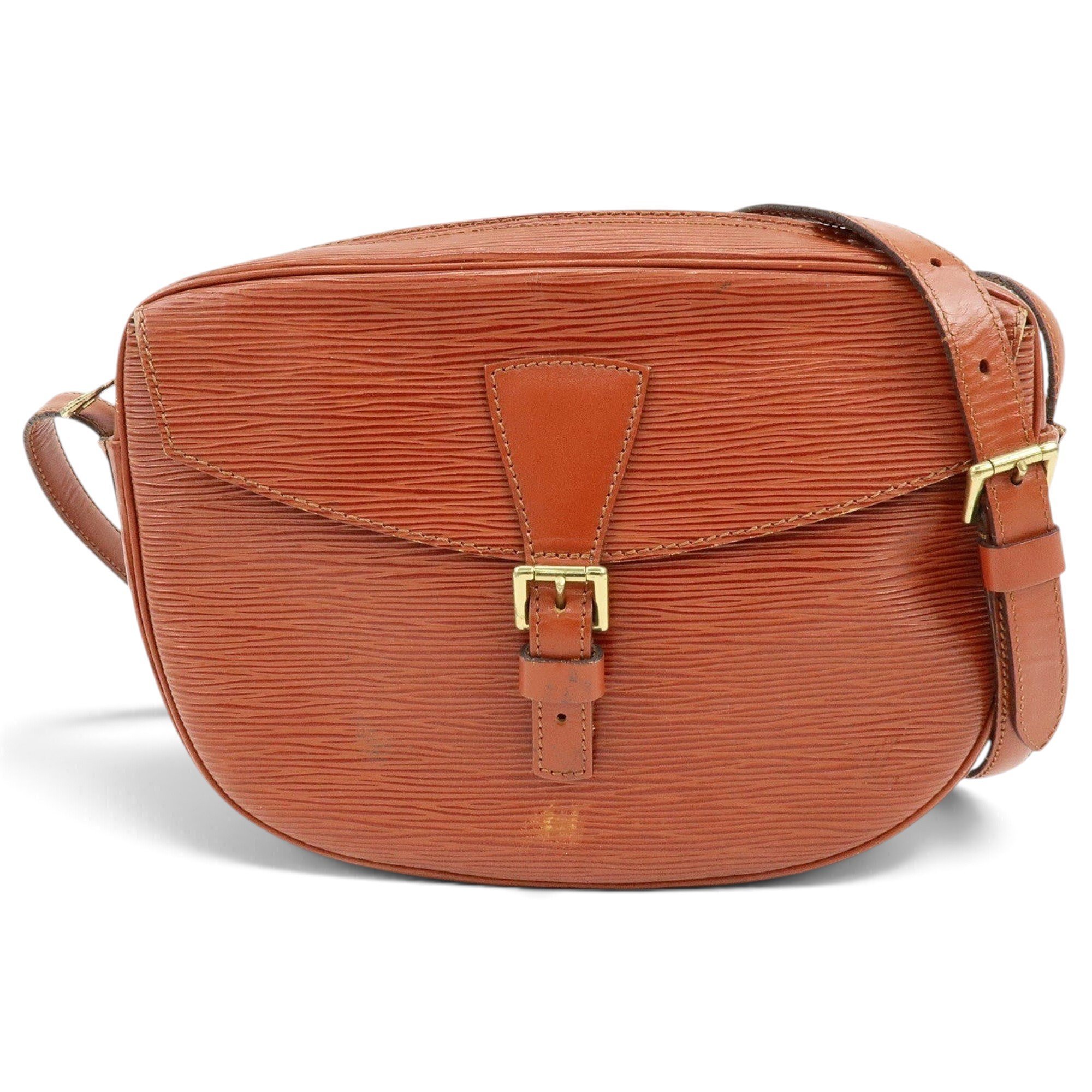 Jeune fille leather crossbody bag