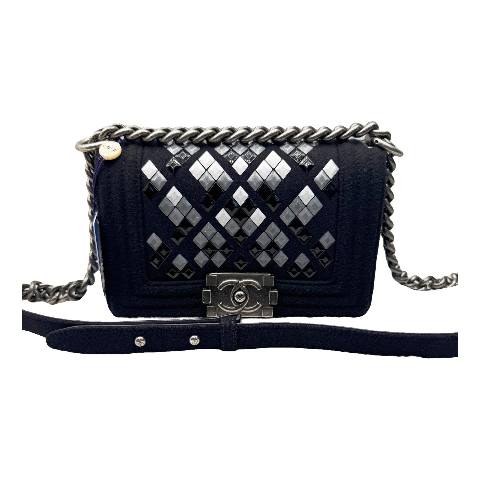 Boy tweed crossbody bag