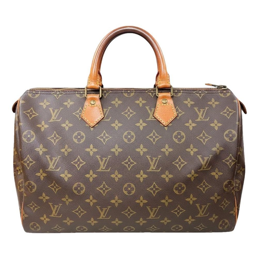 Speedy leather handbag