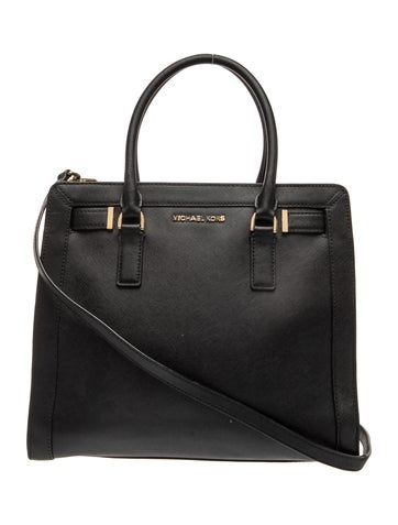 Saffiano Leather Top Handle Bag