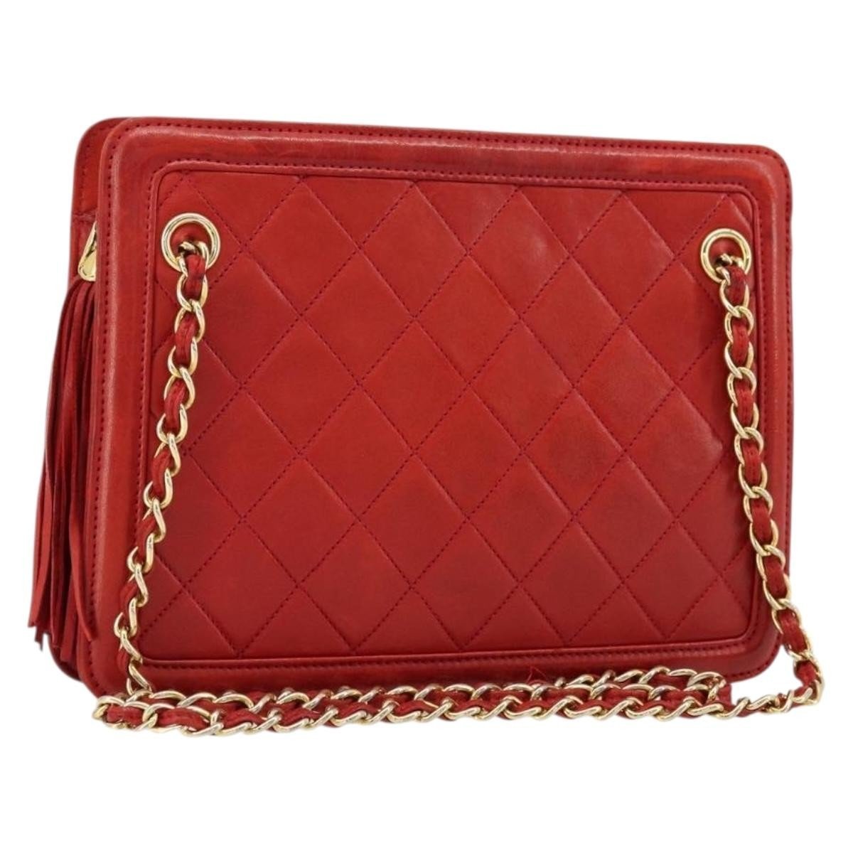 Deauville Chain leather handbag