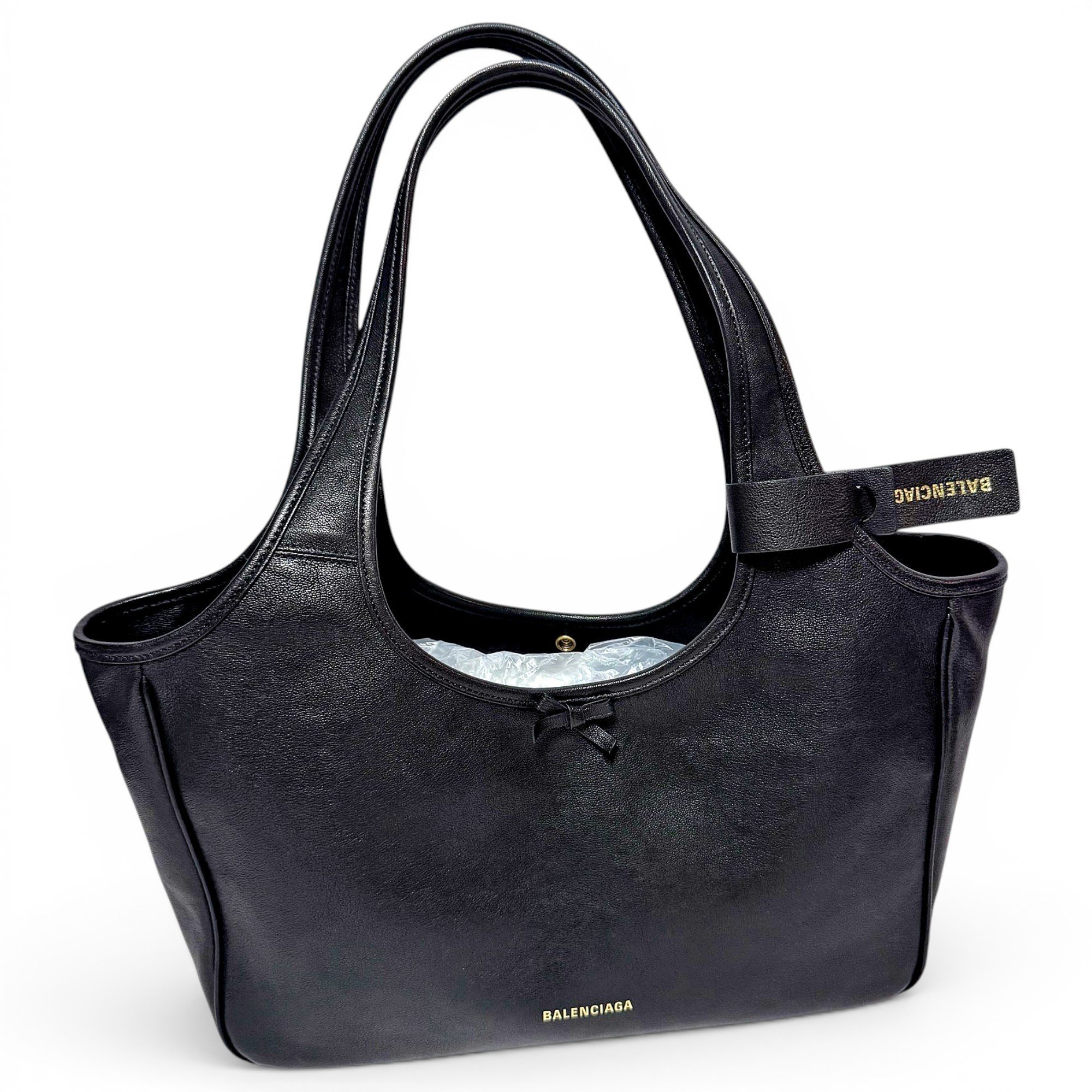 Leather tote