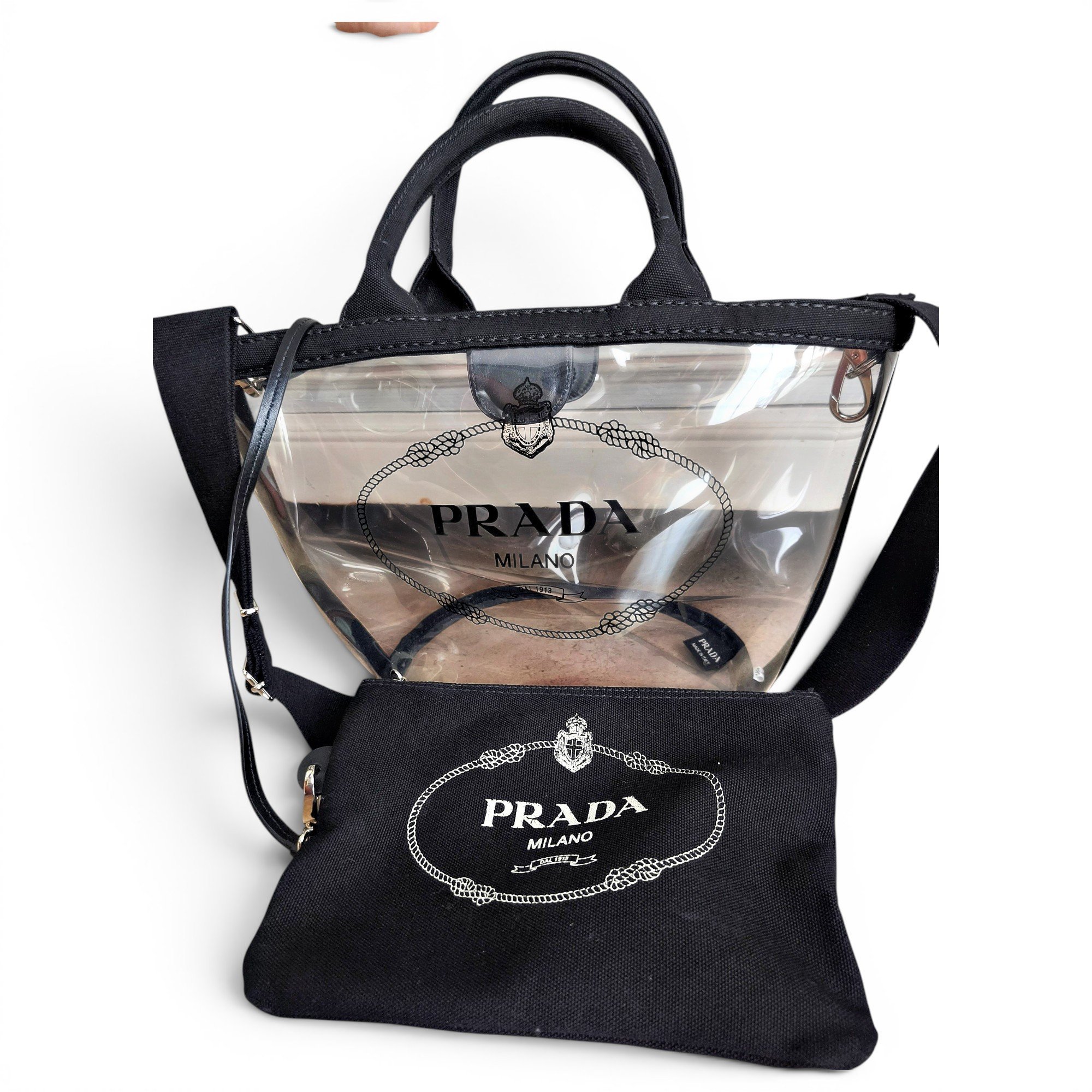 Plexi Bag cloth crossbody bag