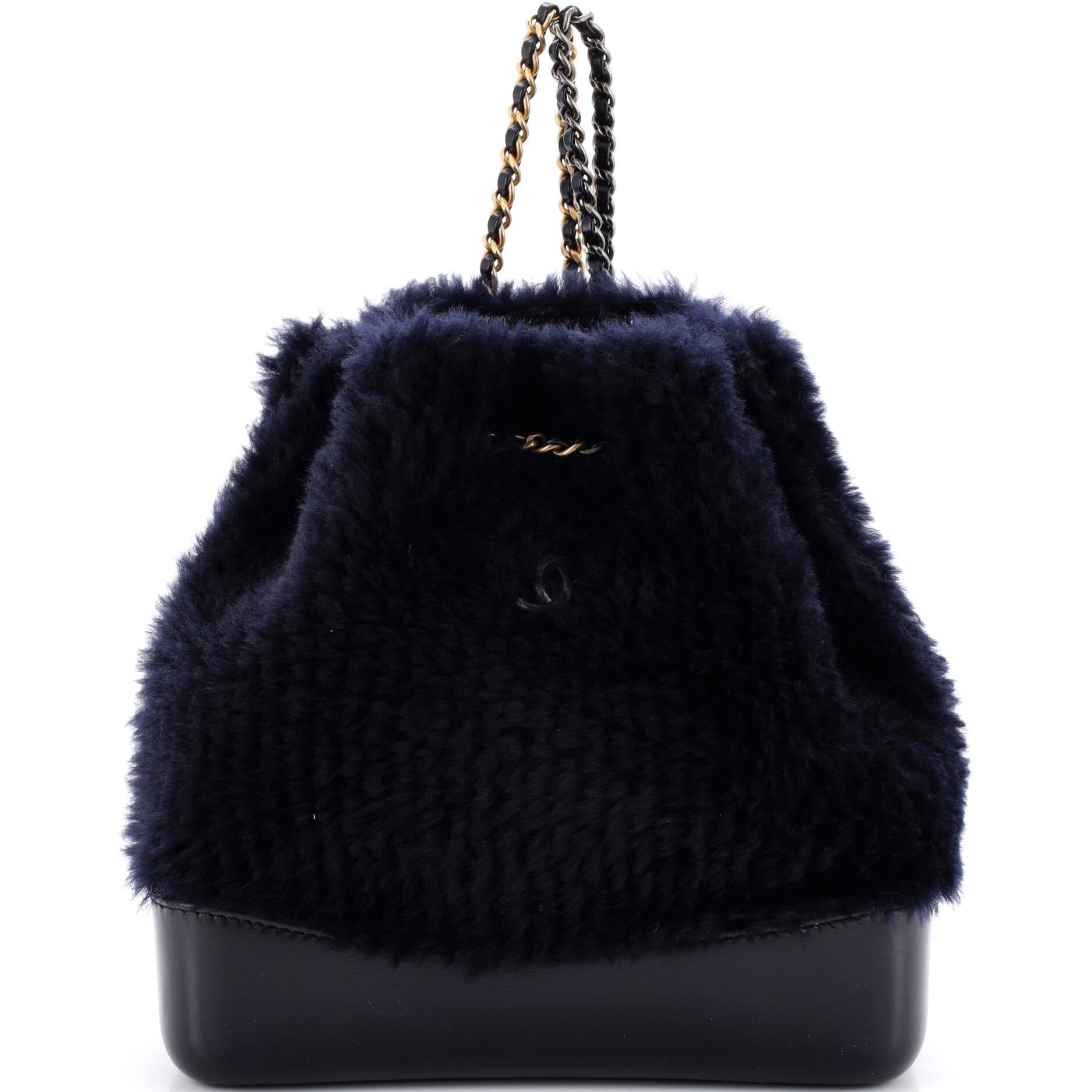 Gabrielle Backpack Shearling and Leather Small