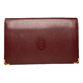 Cartier C patent leather clutch bag