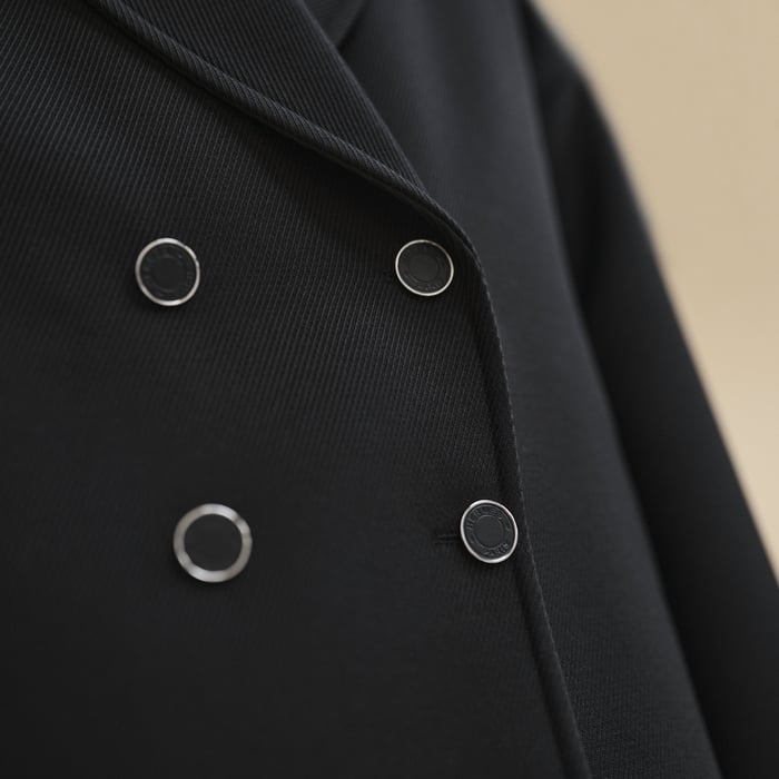 Noir Pea Coat