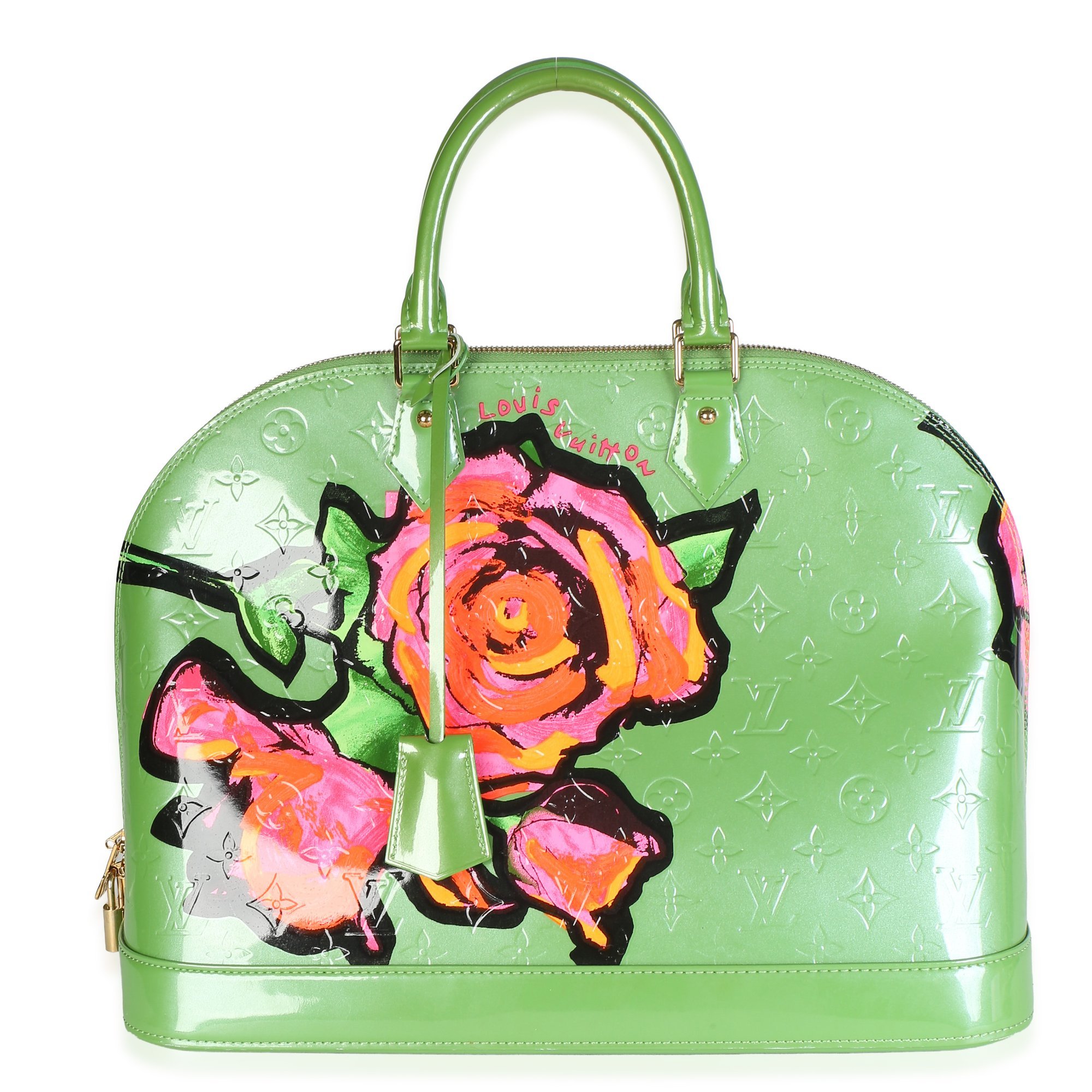 Alma patent leather handbag