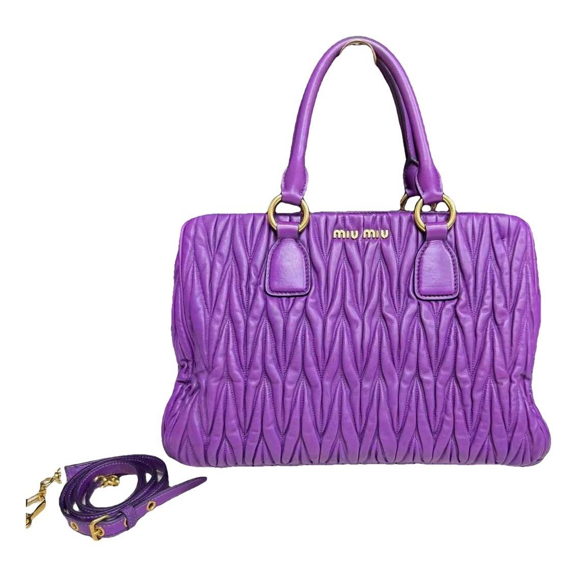Leather crossbody bag
