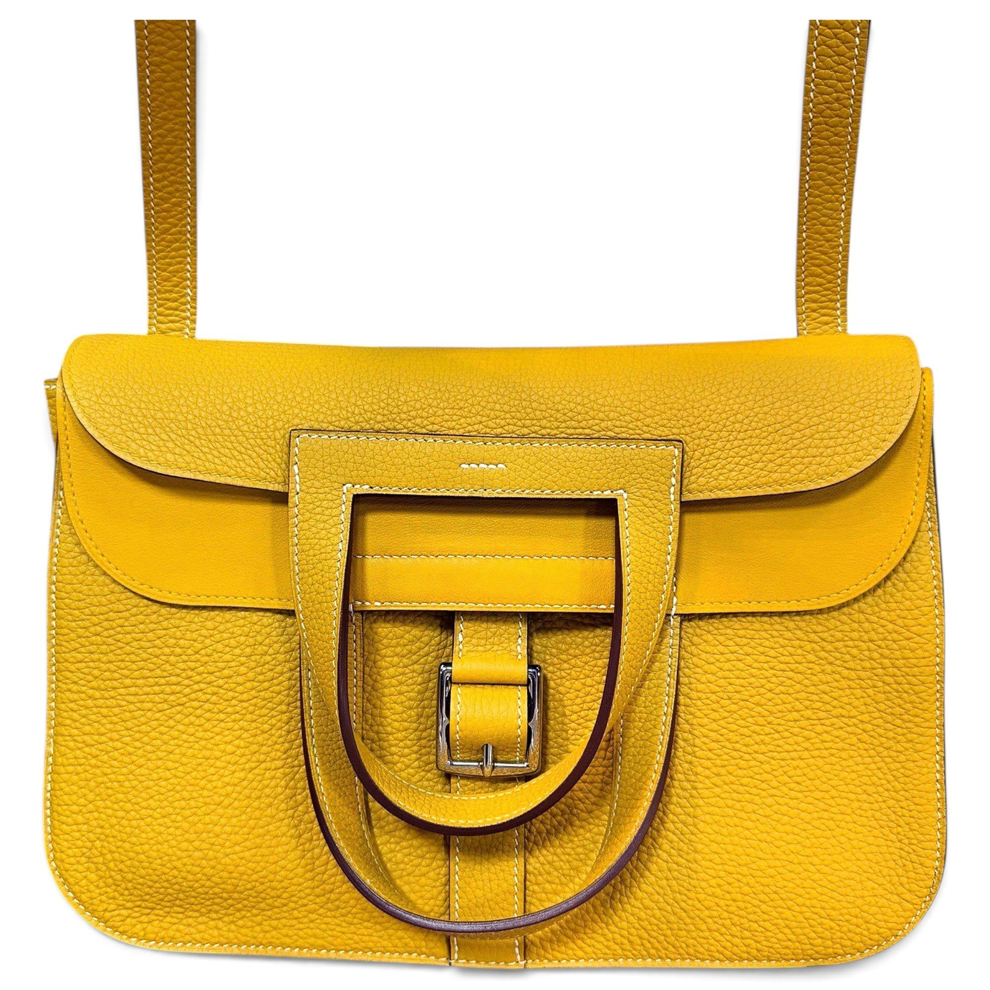 Halzan leather handbag