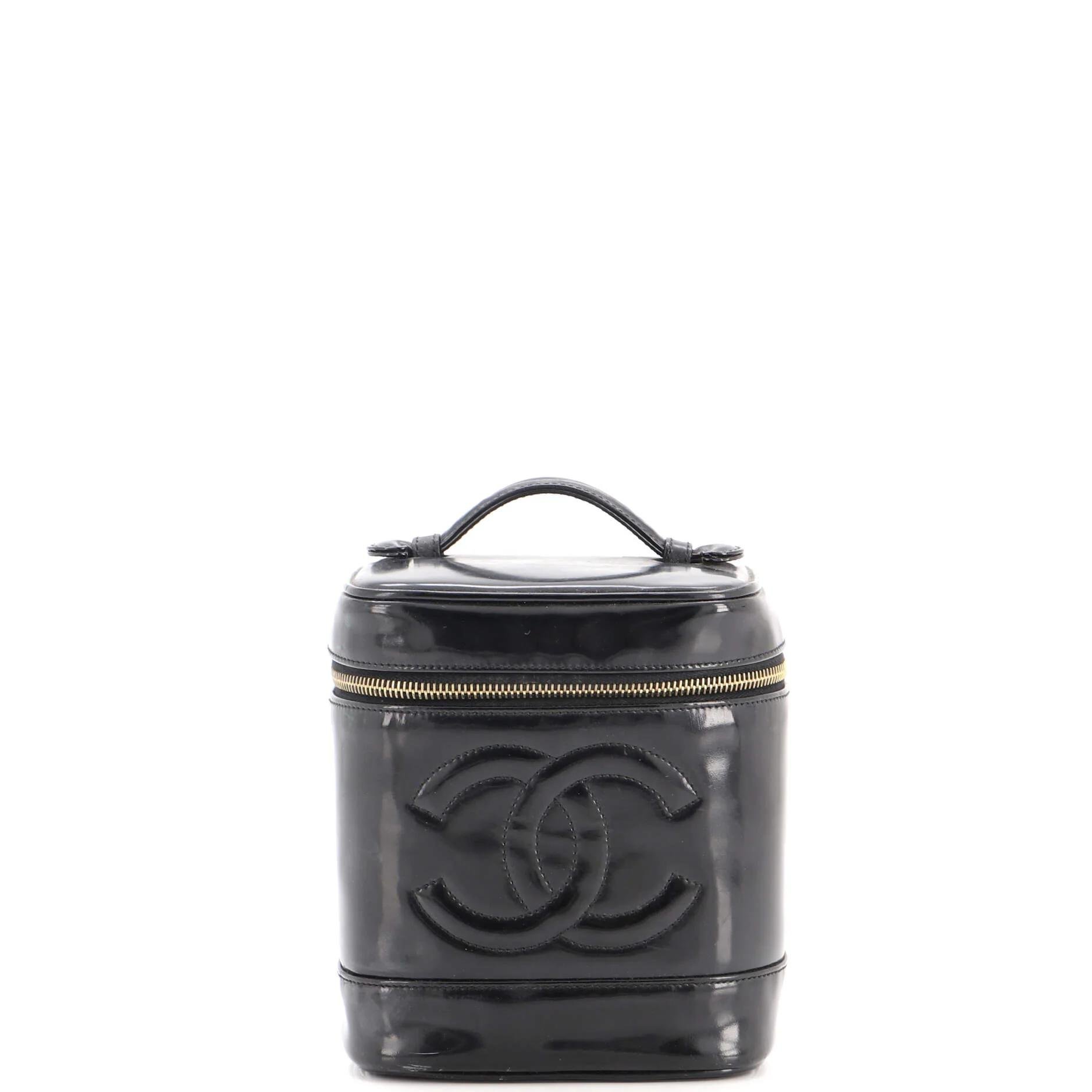 Patent leather handbag