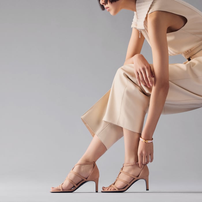 Beige Perlino Magic 70 Sandal