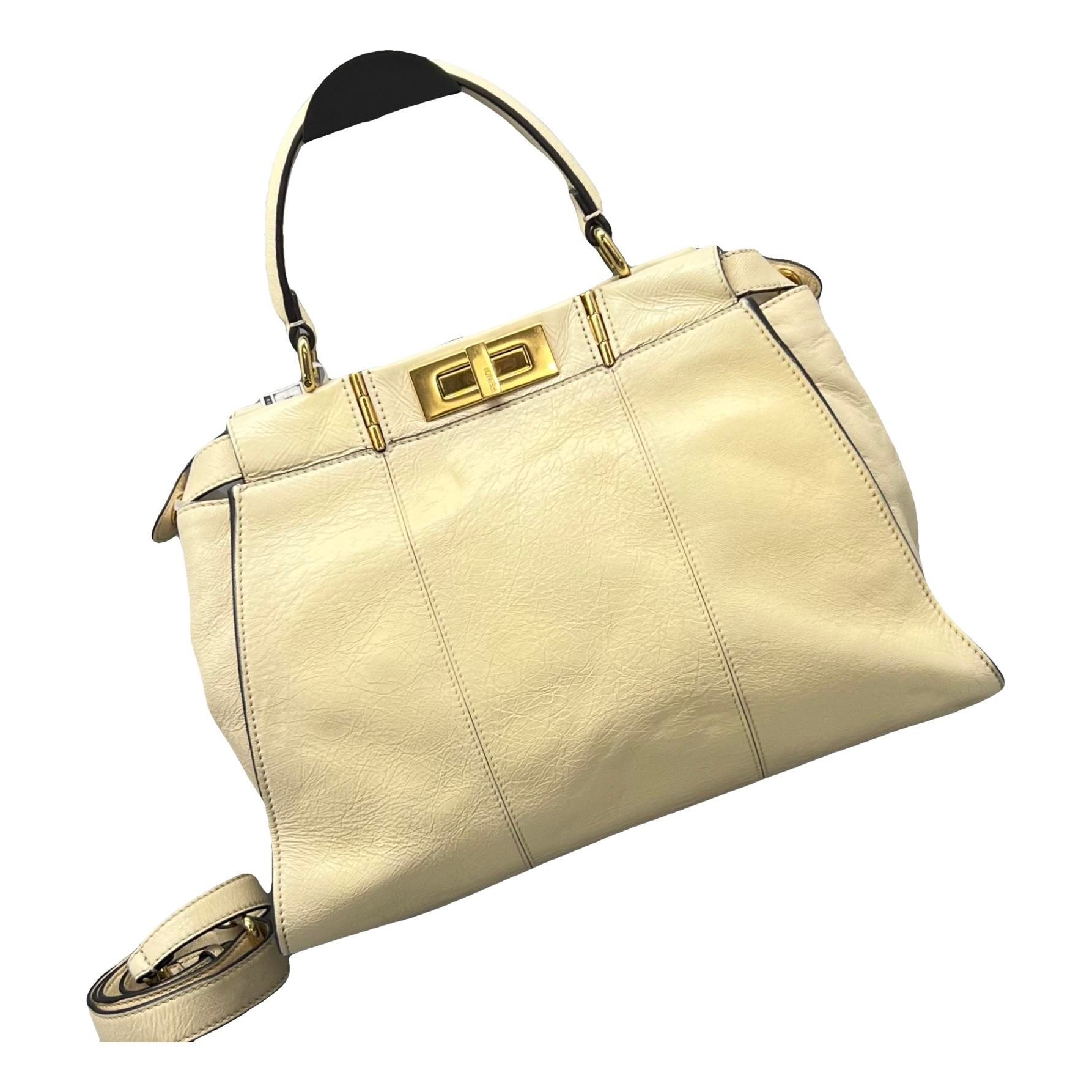 Peekaboo leather handbag