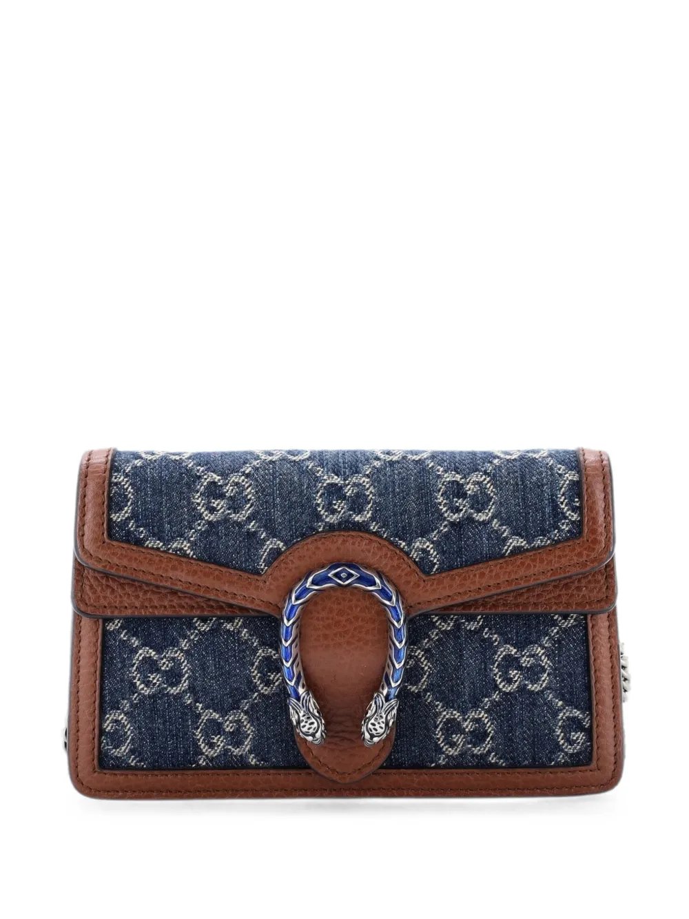Dionysus Bag GG Denim Super Mini crossbody bag