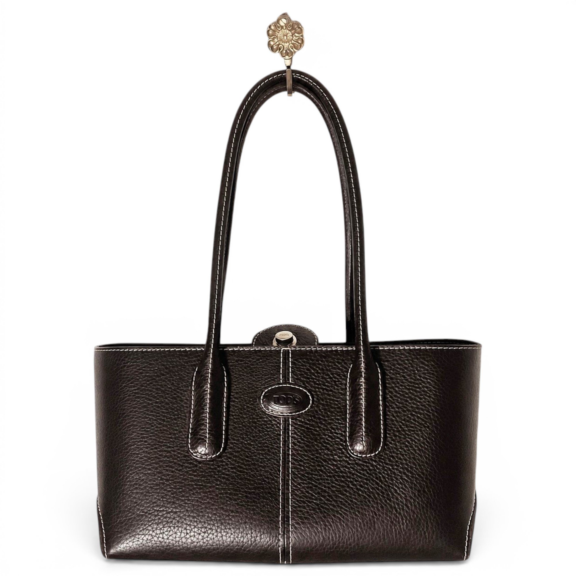 D Bag leather handbag
