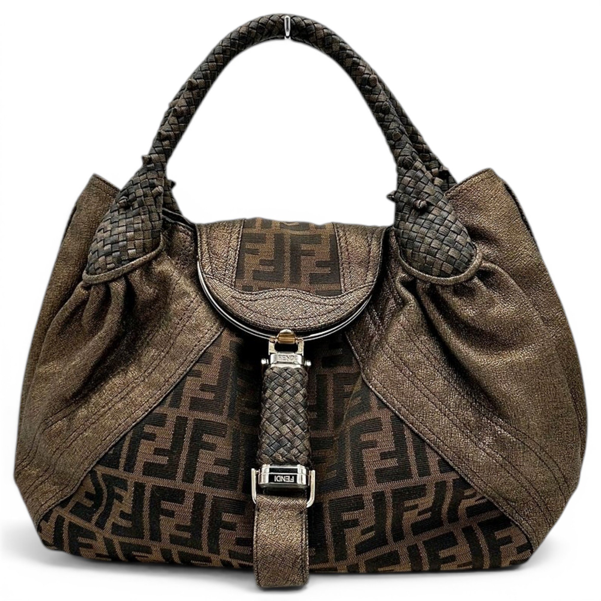 Spy leather handbag