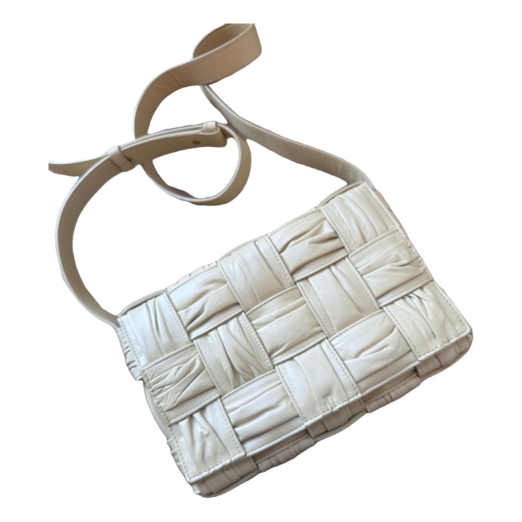 Cassette leather crossbody bag