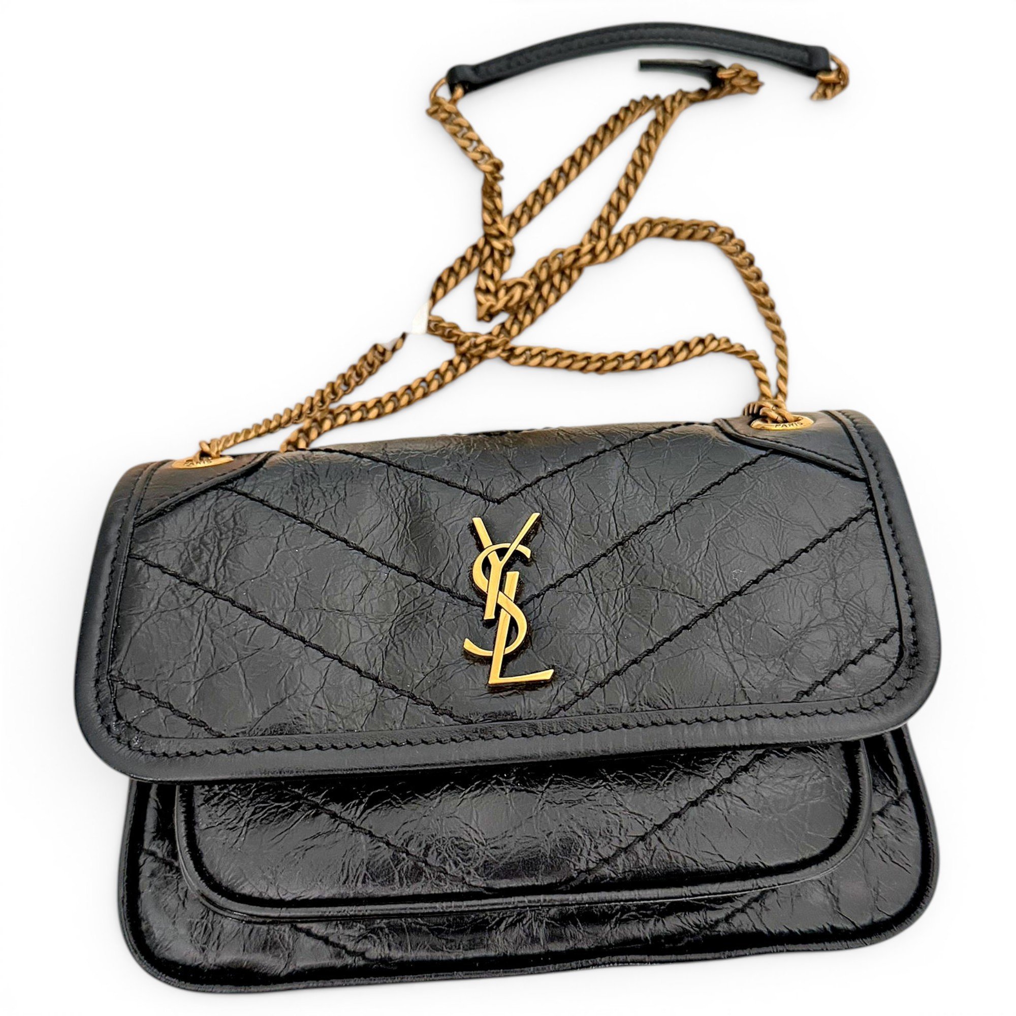Niki leather crossbody bag