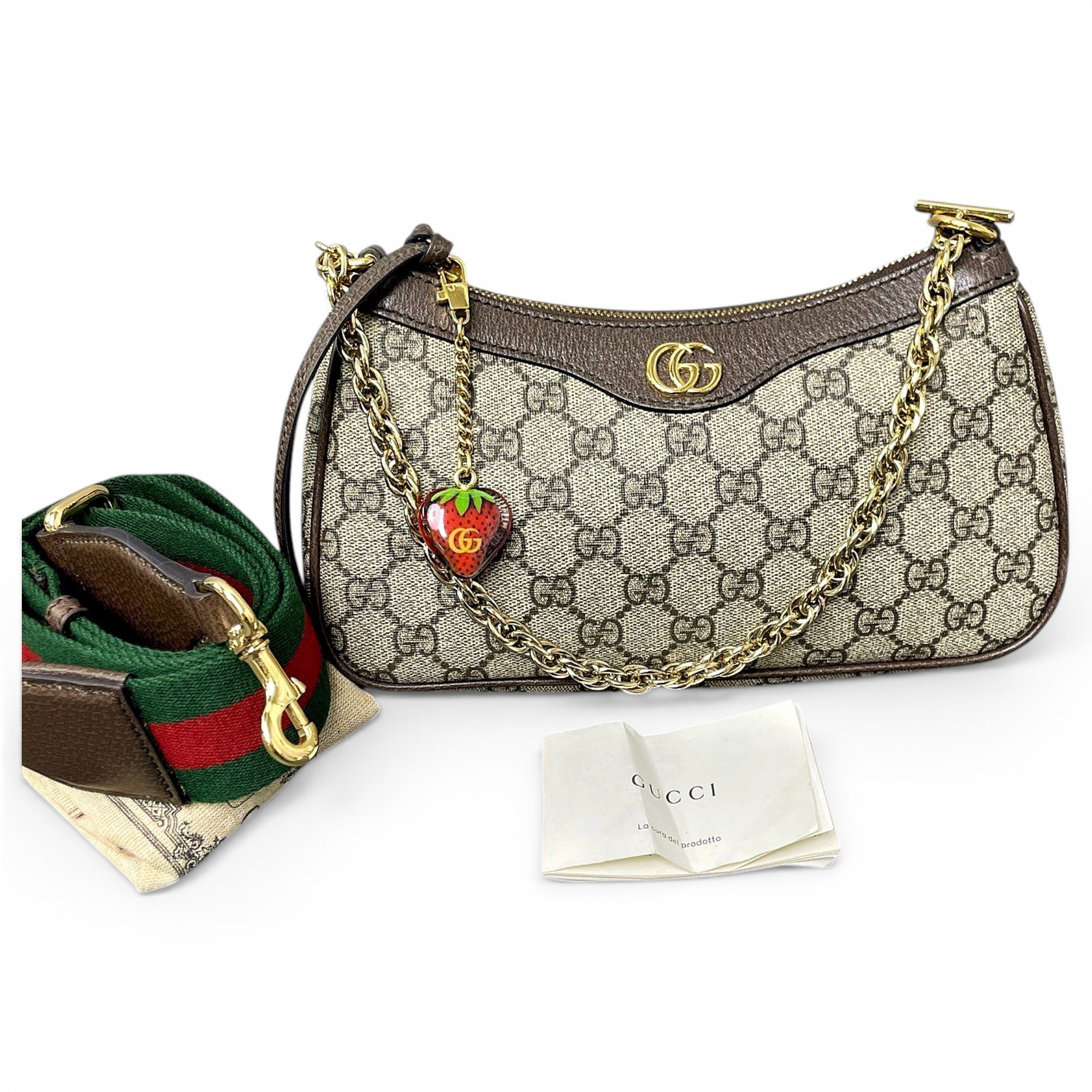 Ophidia leather handbag