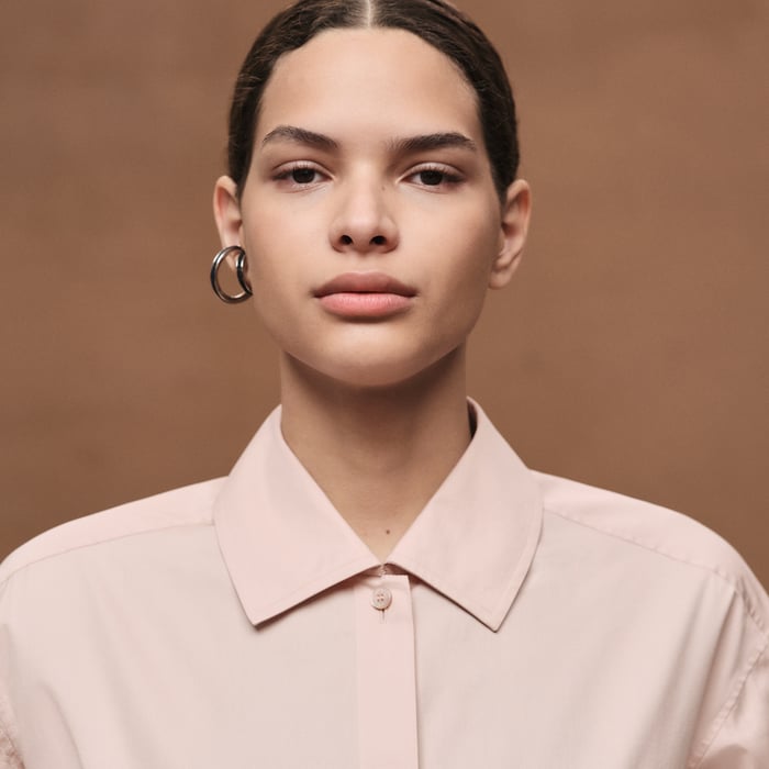 Rose Palomino Drawstring Shirt
