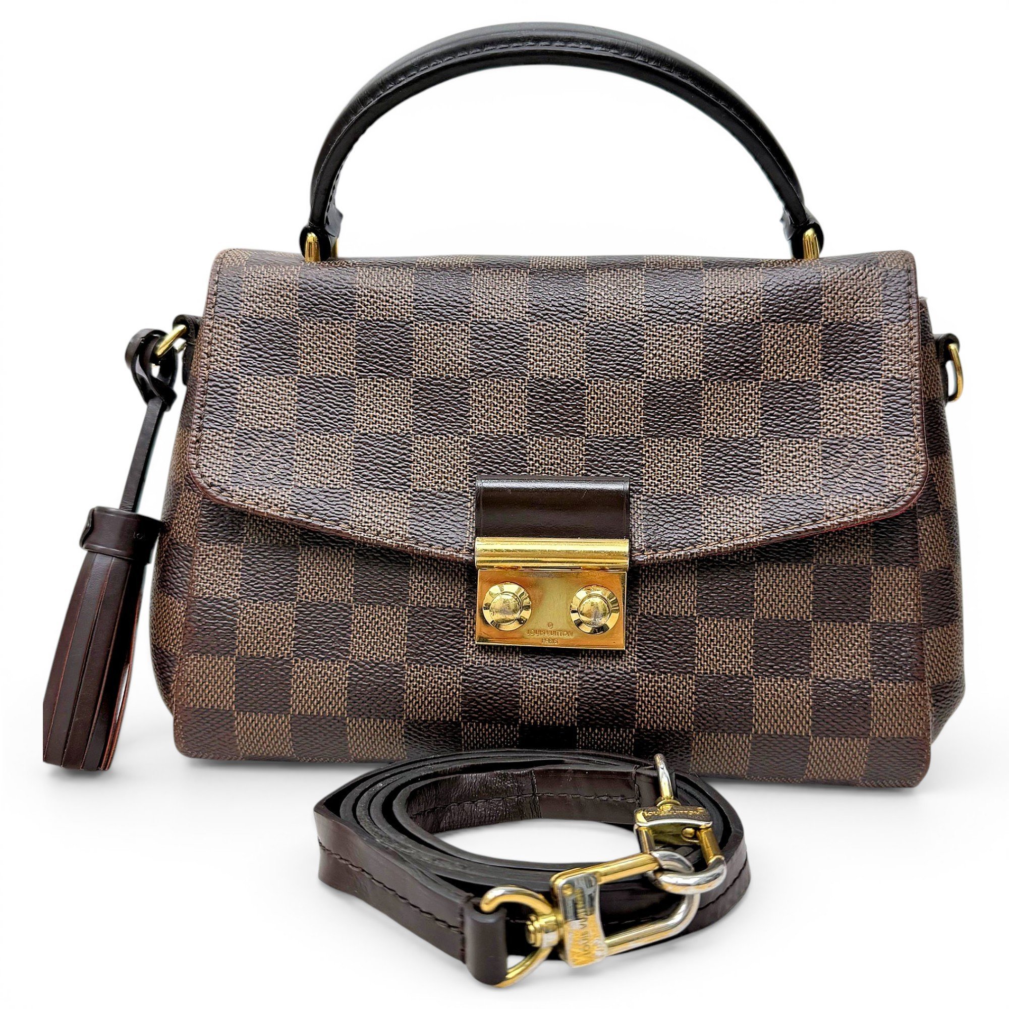 Croisette leather handbag