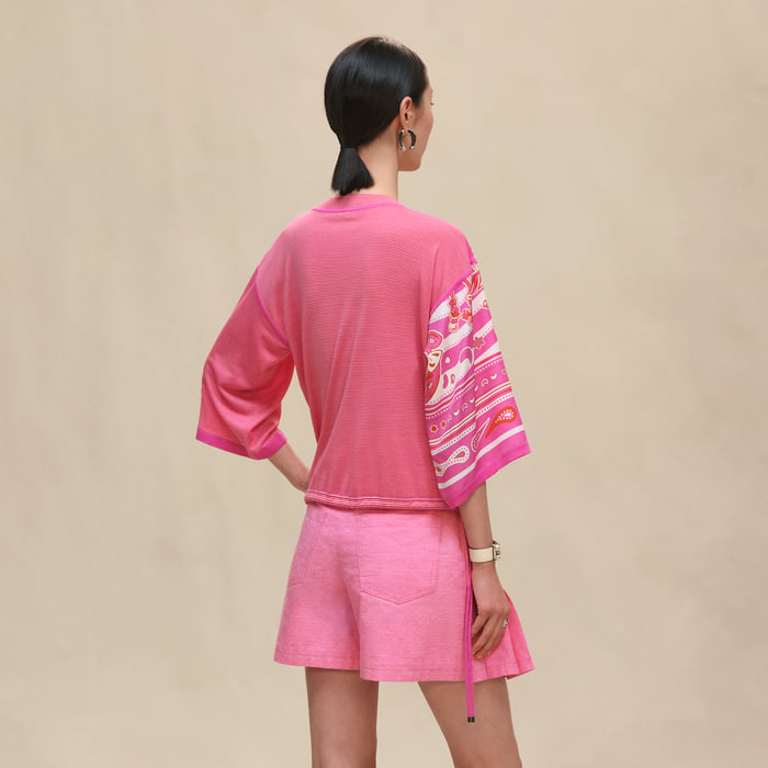 Rose Sakura "Candy Libris" Long-sleeve Twillaine T-shirt Sweater