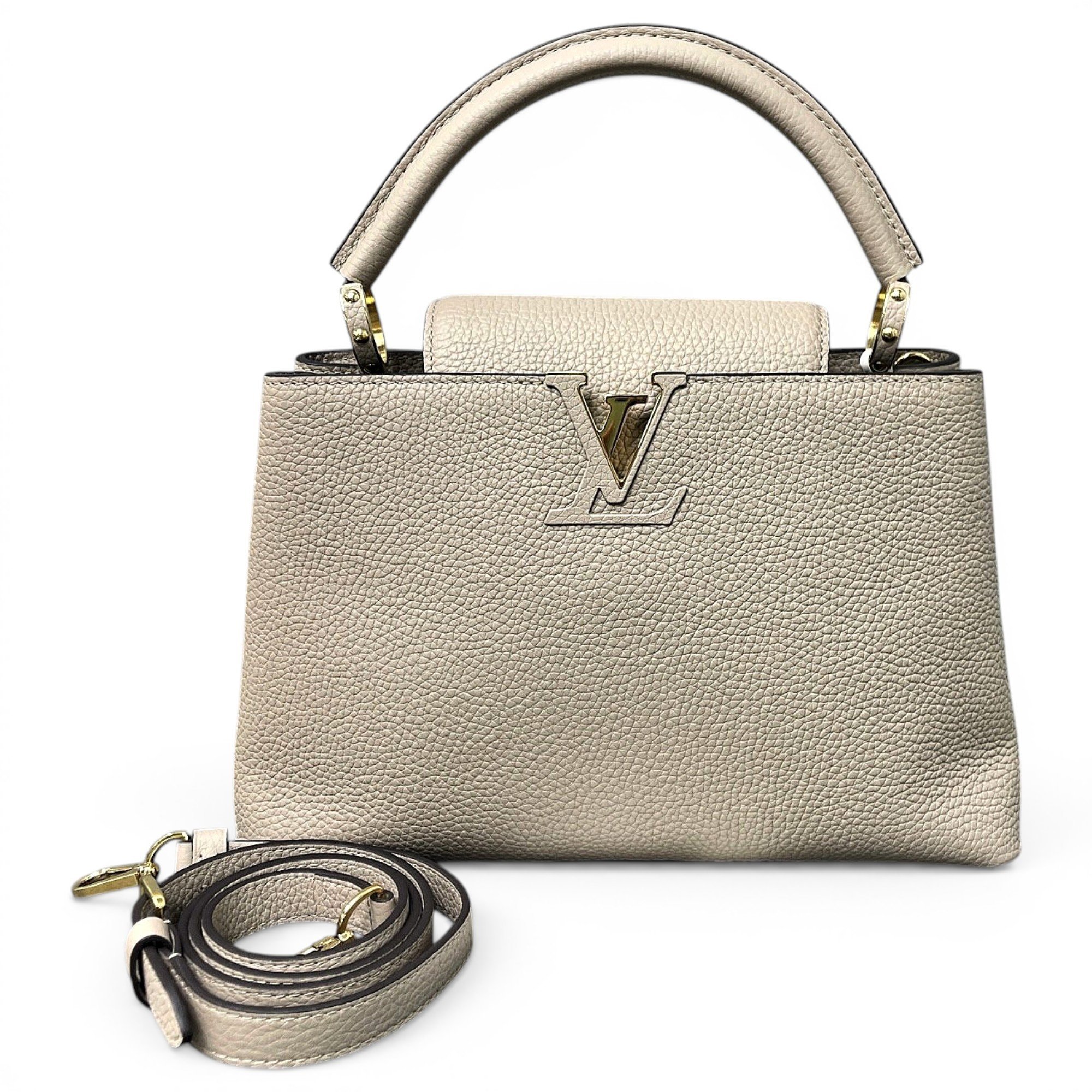 Capucines leather handbag