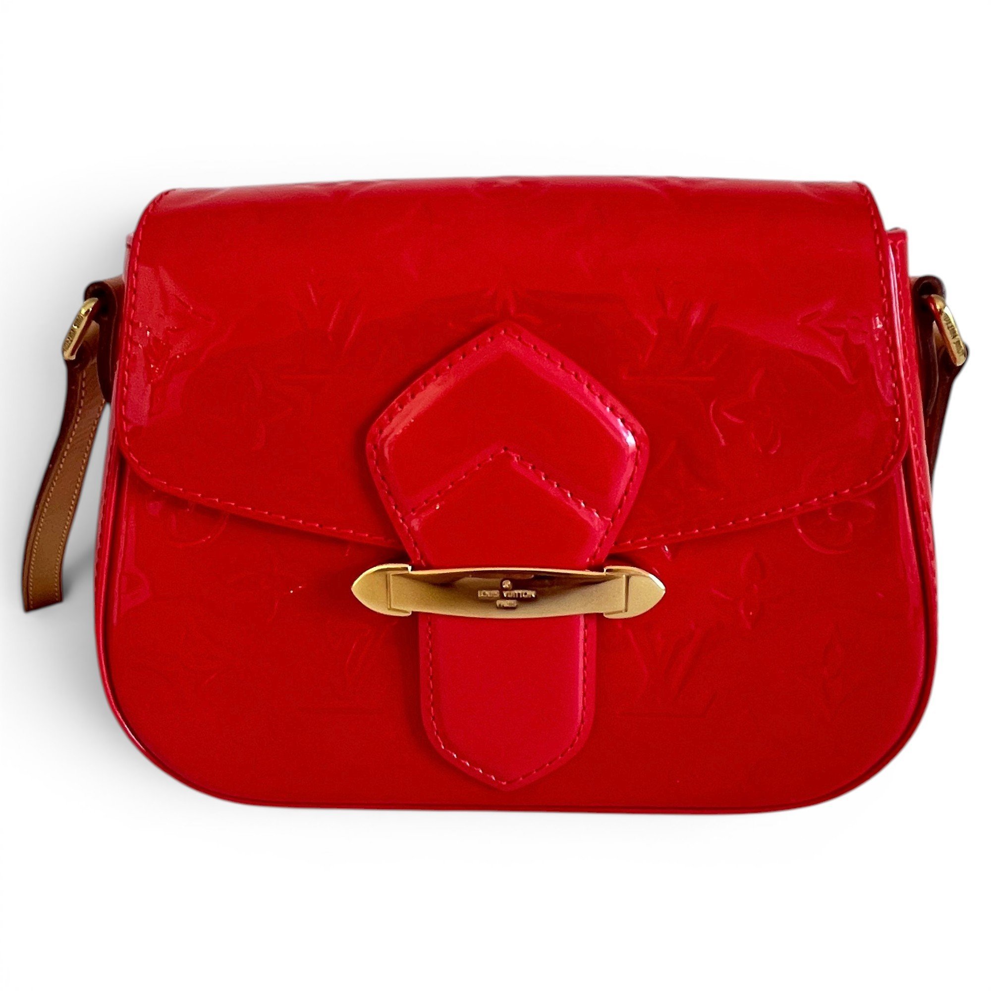 Louis Vuitton Bellflower patent leather handbag