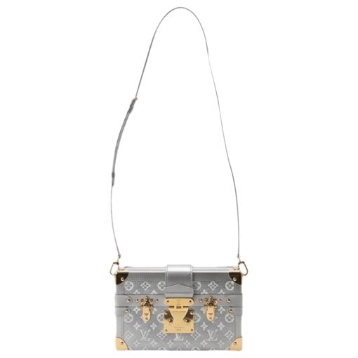 Louis Vuitton Petite Malle glitter handbag