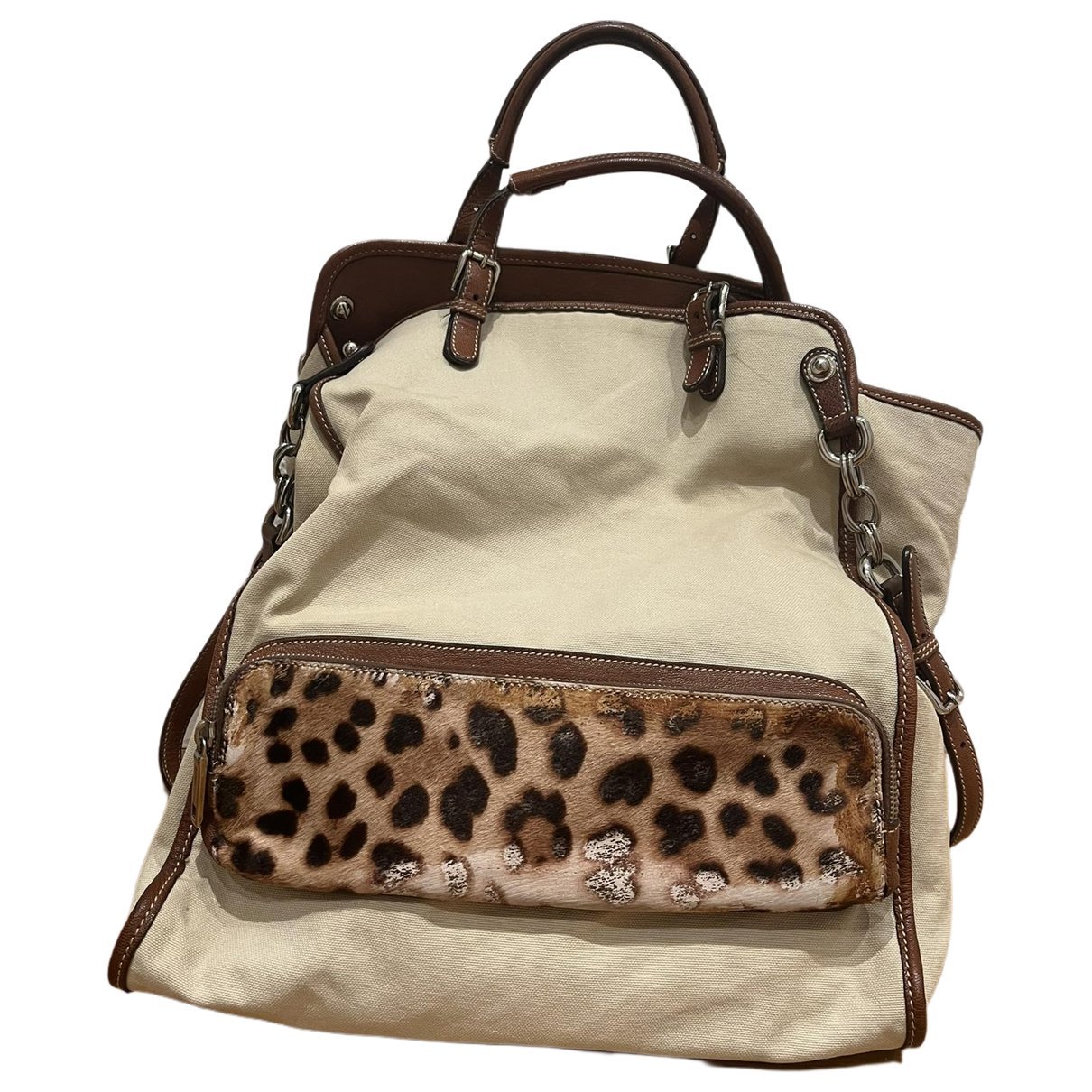 Dolce & Gabbana Sicily leather travel bag