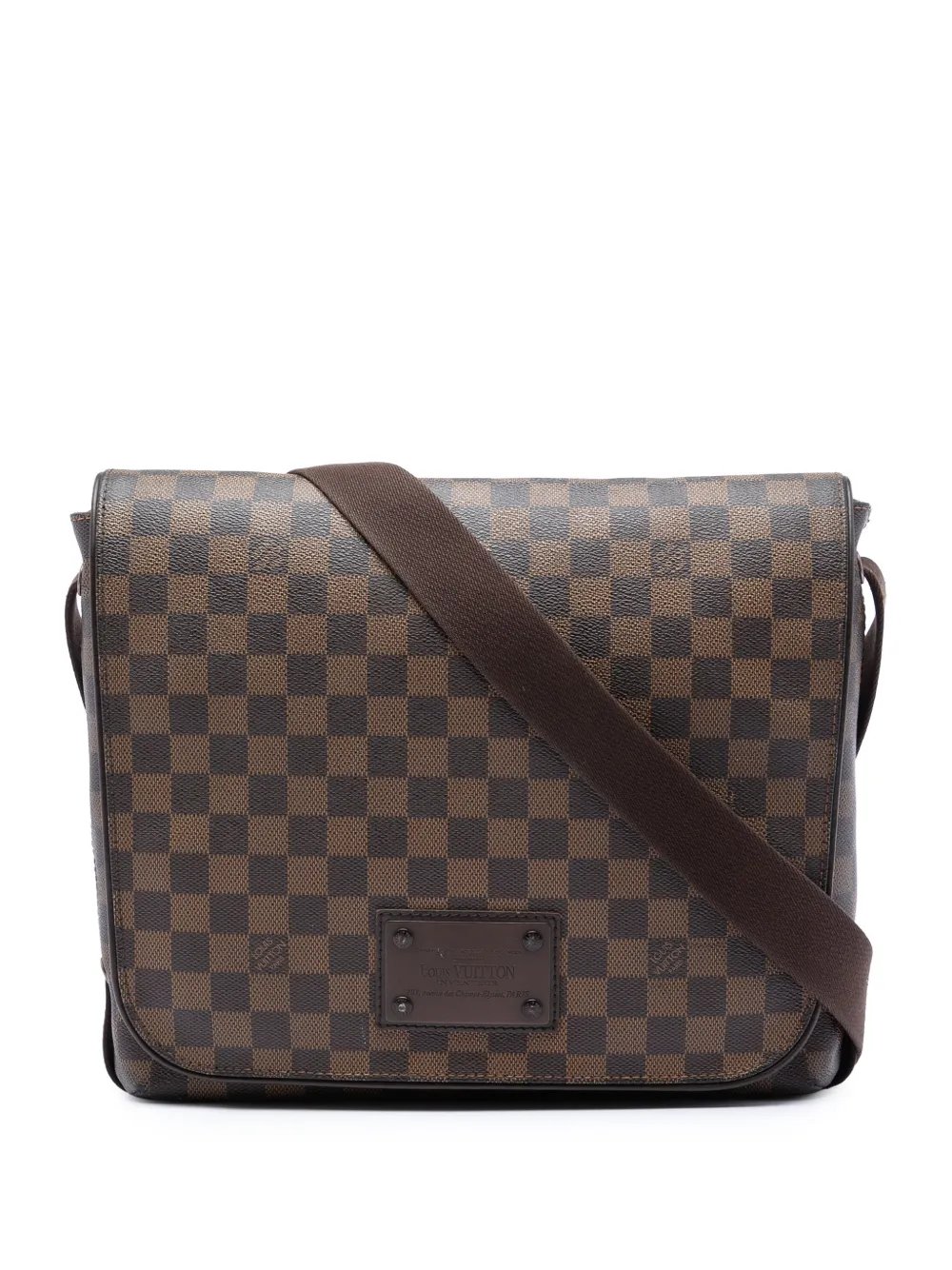 2009 Damier Ebene Brooklyn MM crossbody bag