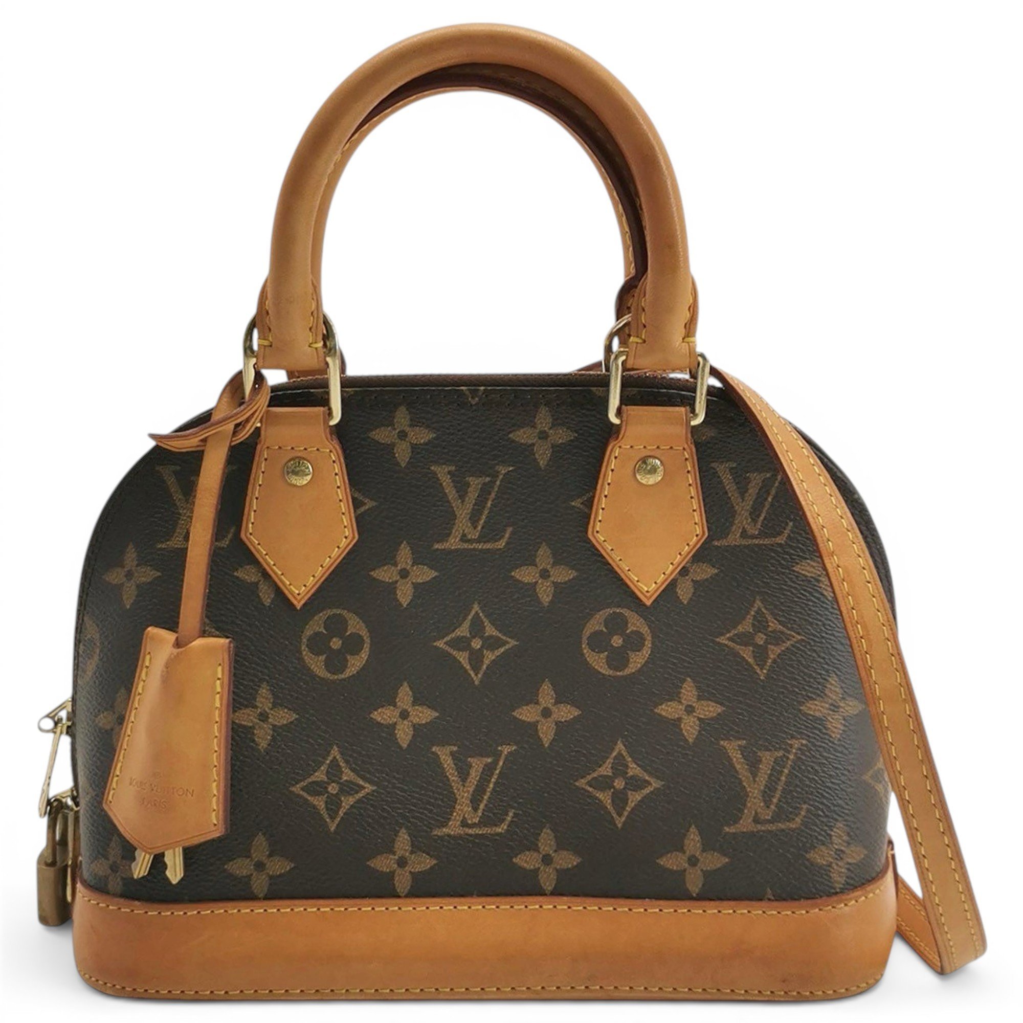 Alma leather handbag