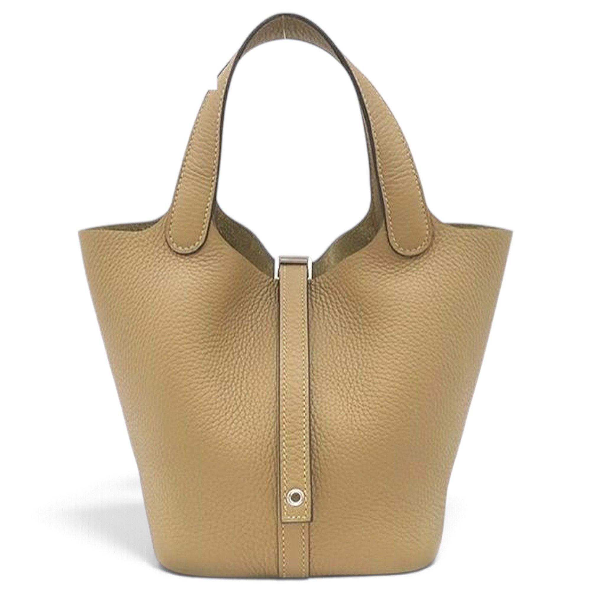 Picotin leather handbag