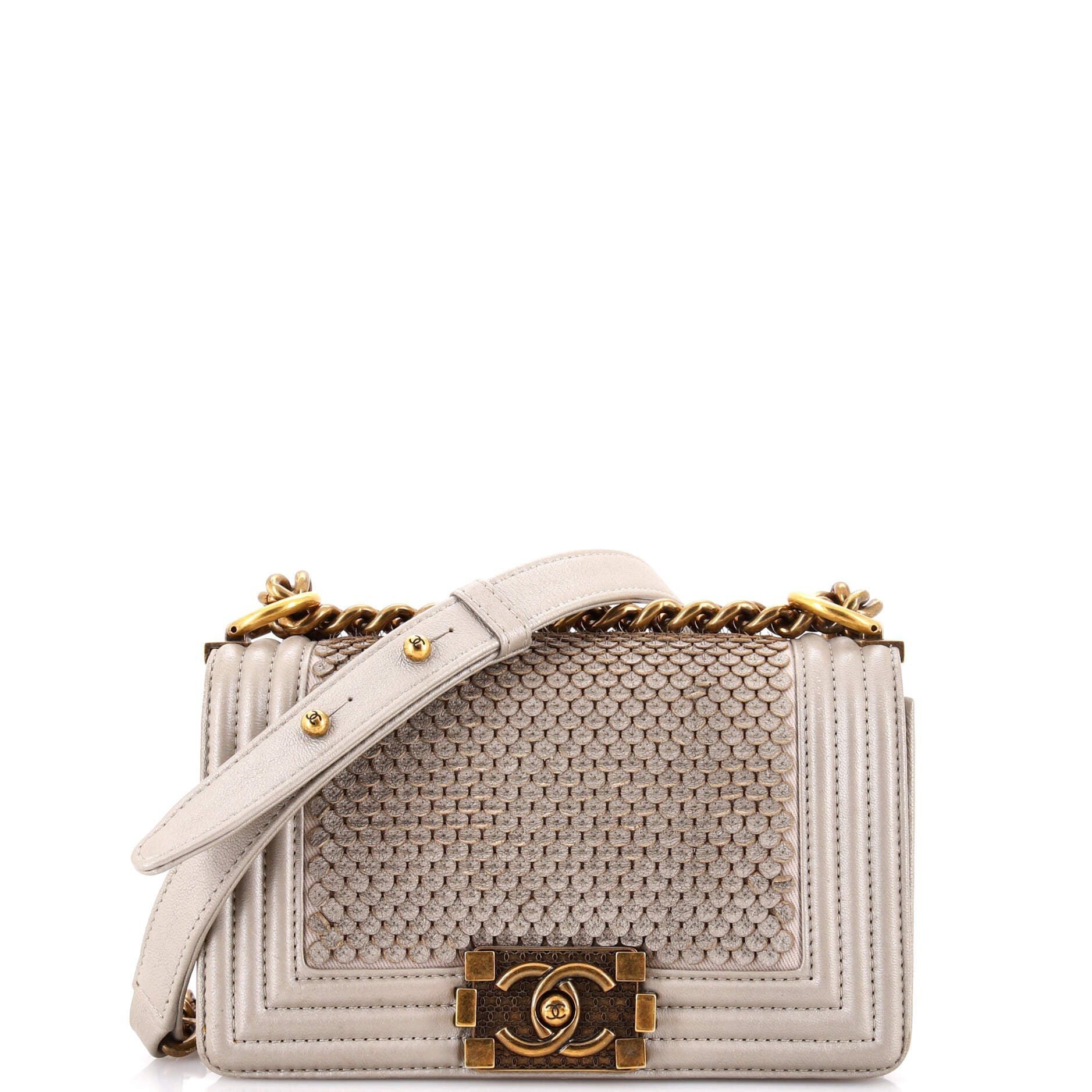 Boy leather crossbody bag