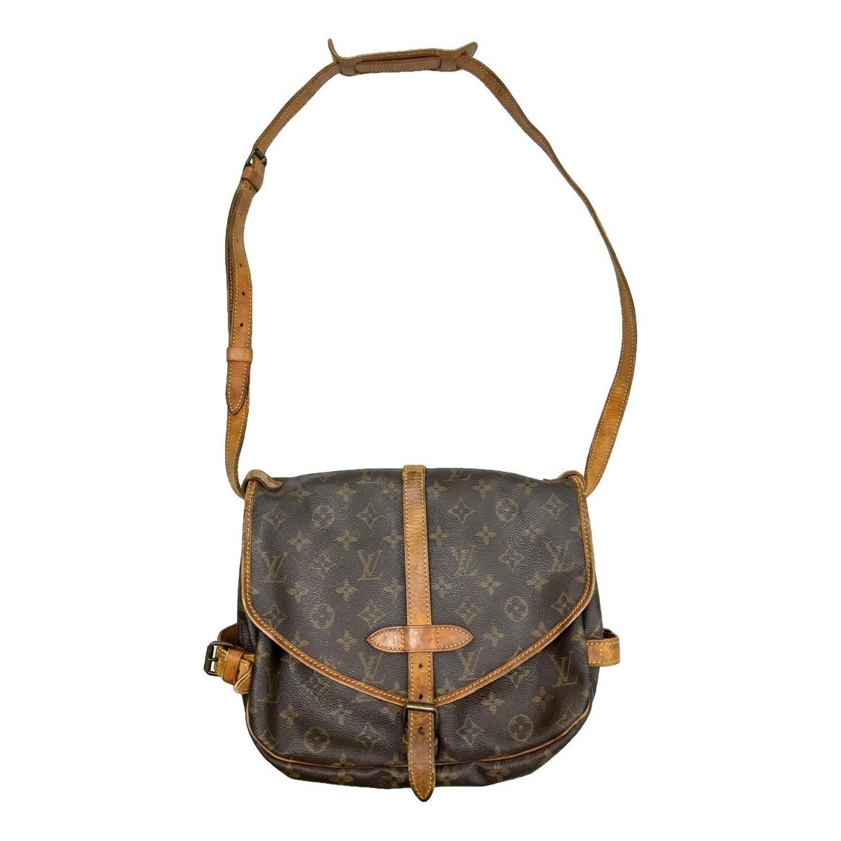 Saumur leather crossbody bag