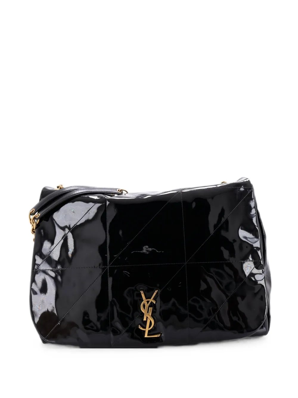 Jamie 4.3 Quilted Patent Large shoulder bag