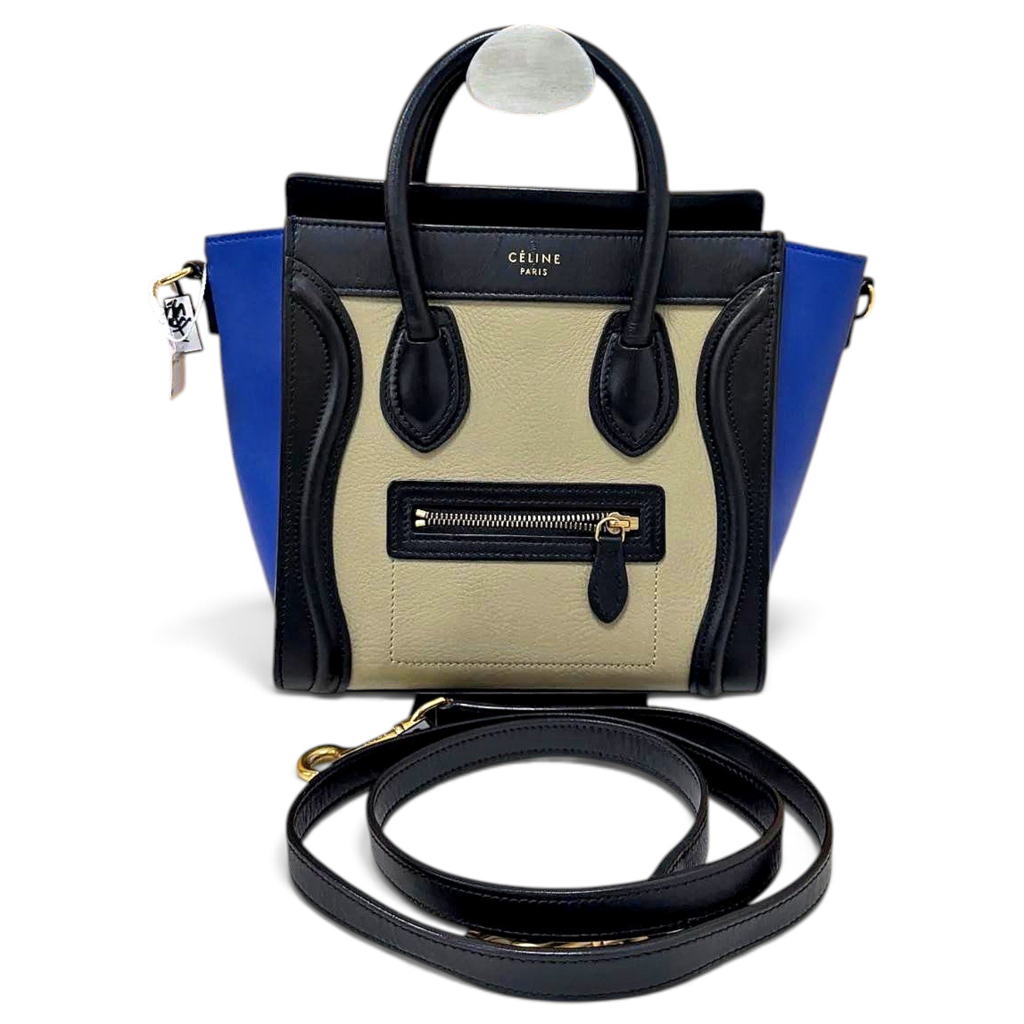 Luggage leather tote