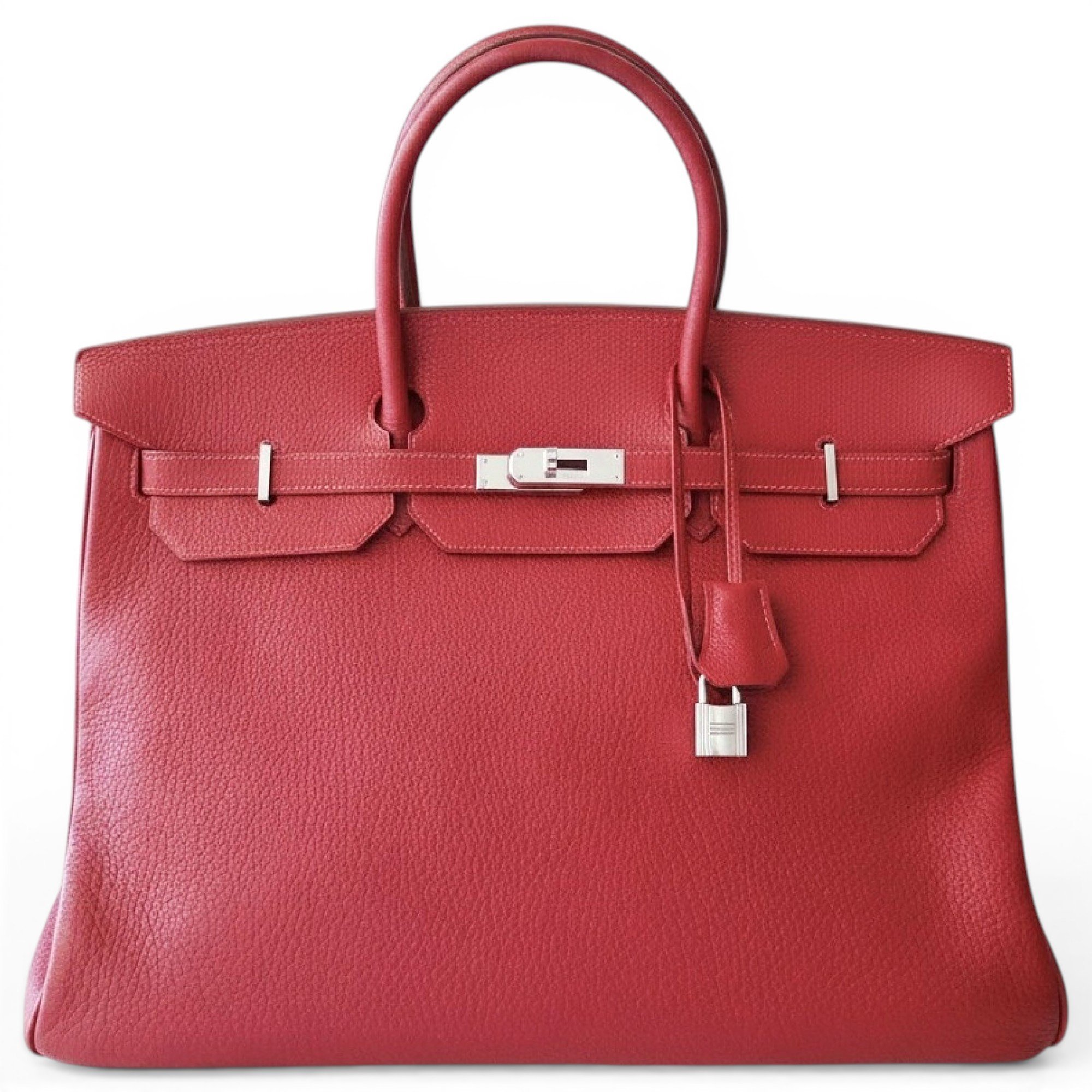 Birkin 40 leather handbag