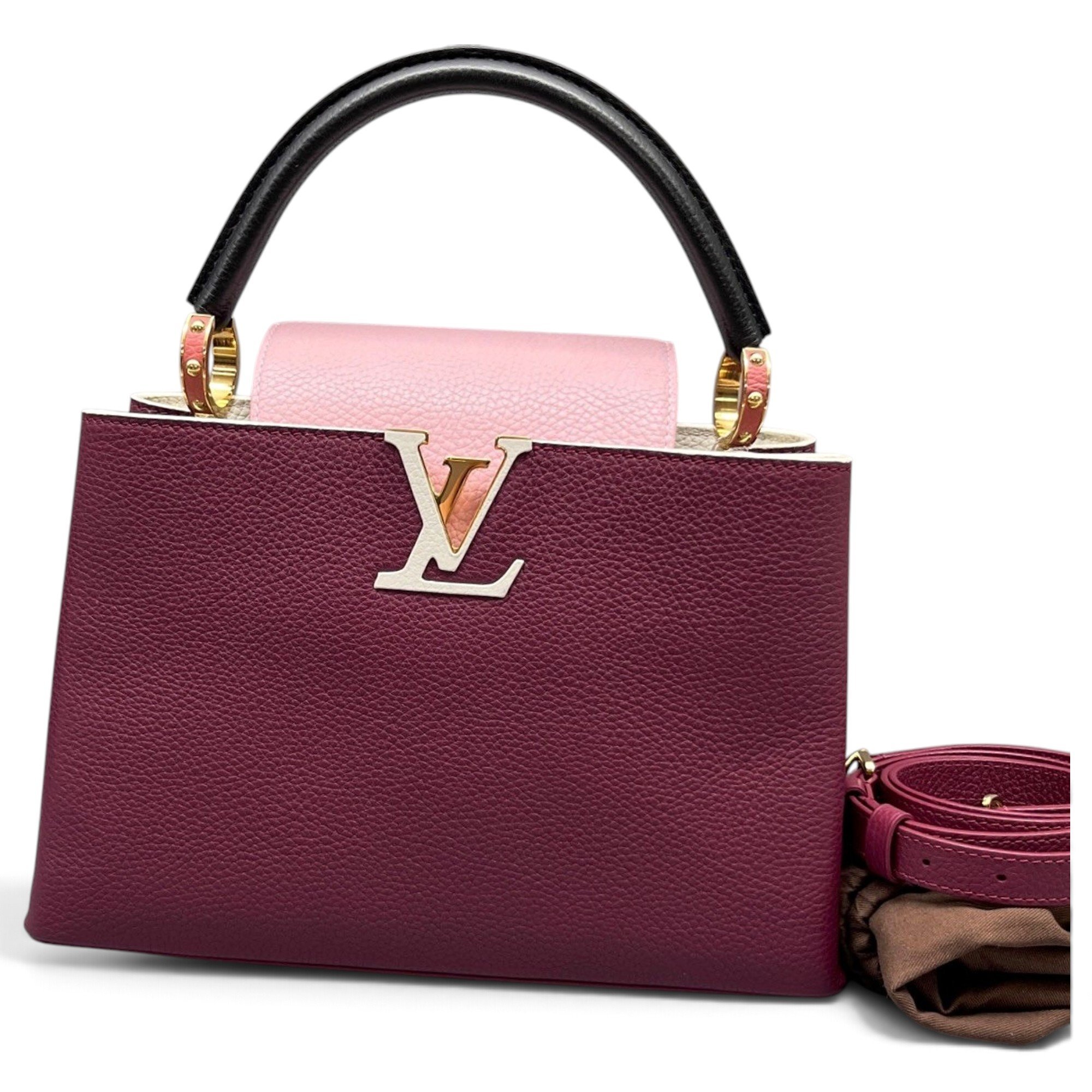 Capucines leather handbag