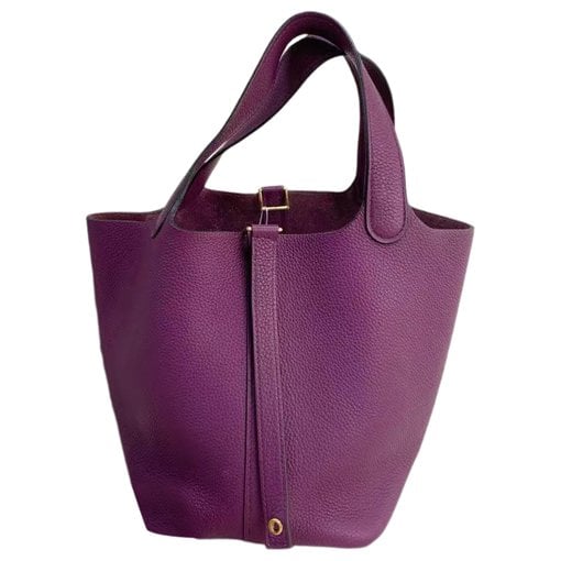 Picotin leather handbag