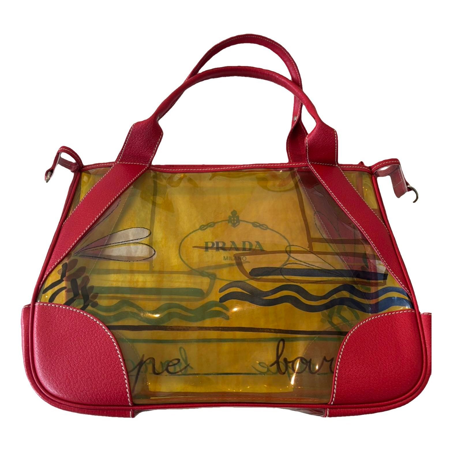 Plexi Bag leather tote