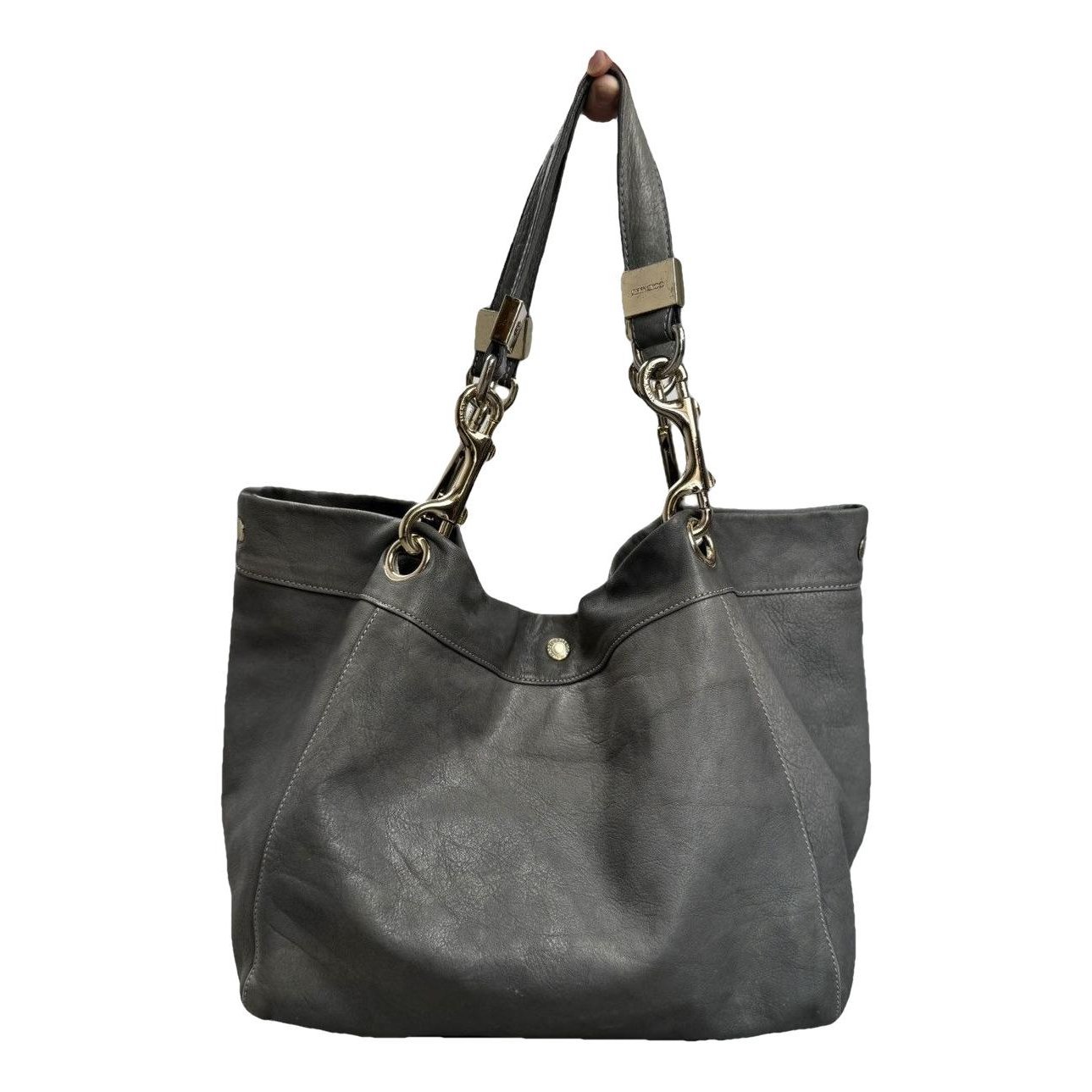 Leather tote