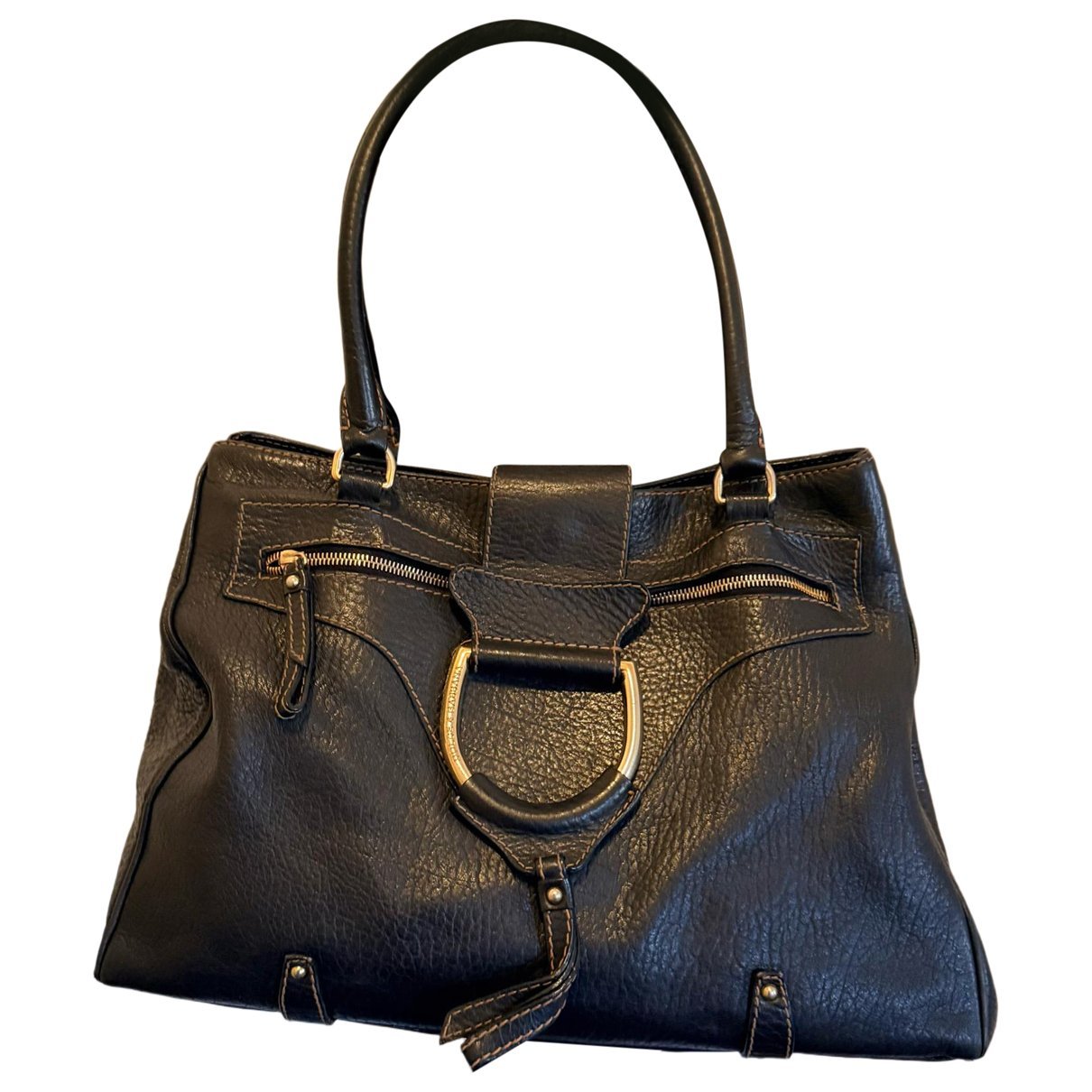 Leather handbag