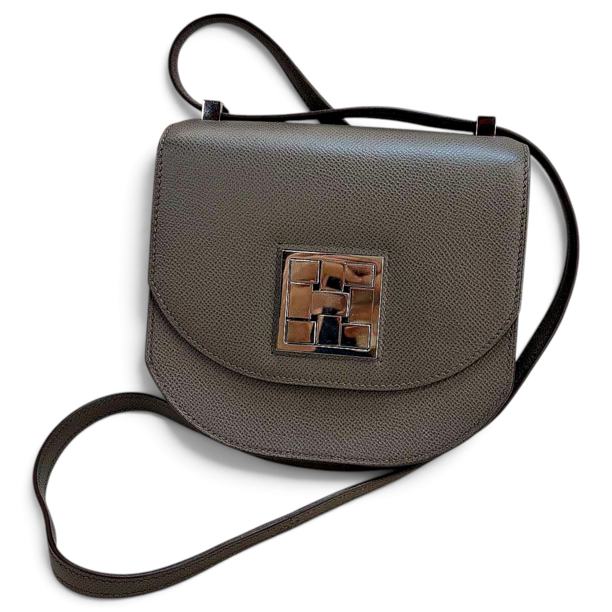 Mosaïque leather handbag