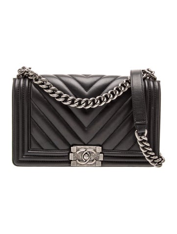 Medium Chevron Boy Bag