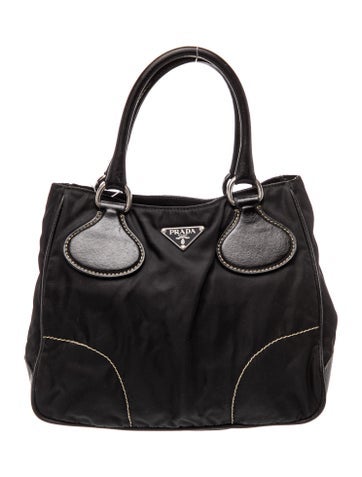 Tessuto Nylon Top Handle Bag