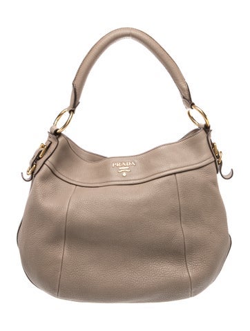 Vitello Daino Leather Vitello Daino Hobo Bag Medium