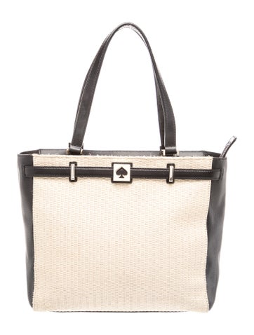 Raffia Top Handle Bag
